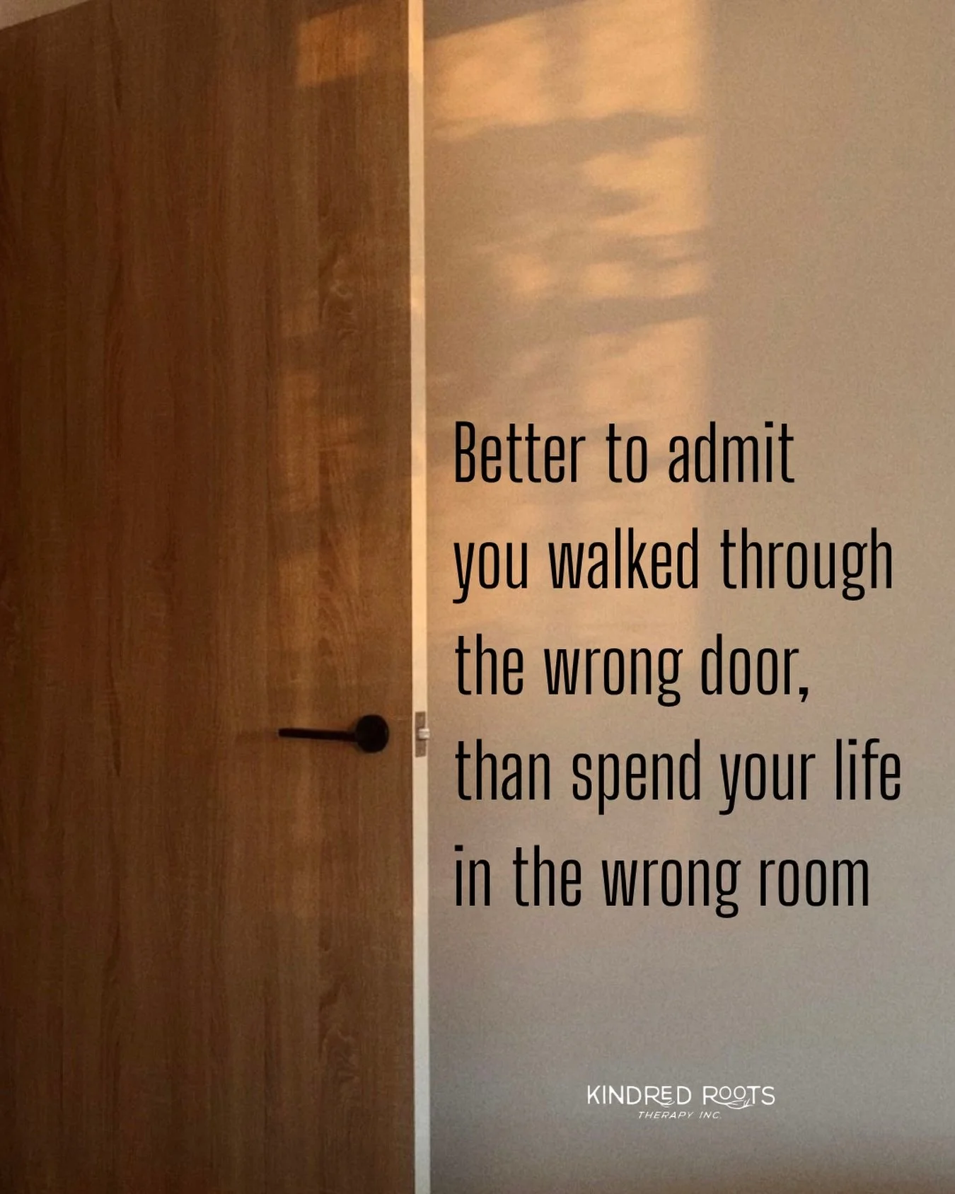 Here is a reminder that healing can look less like finding the right path and more like giving yourself permission to leave the one that isn&rsquo;t working anymore 🚪

The relationships that no longer fit, or the career you chose because it felt saf