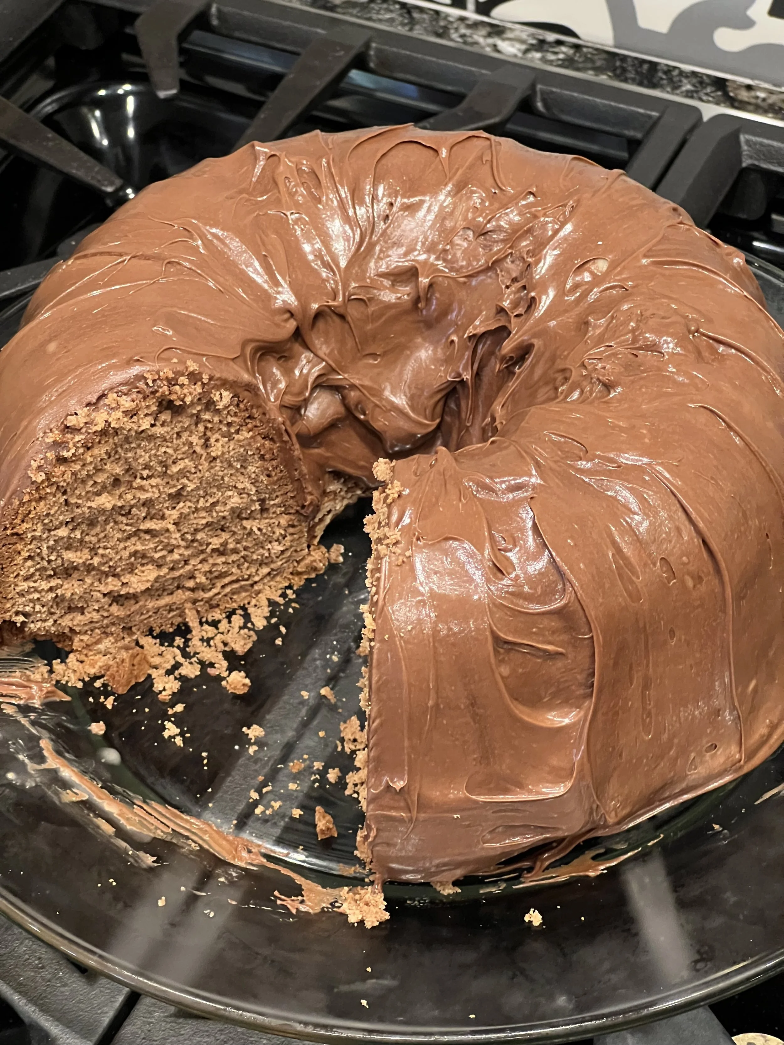 From my cookbook… Mom’s Chocolate Pound Cake