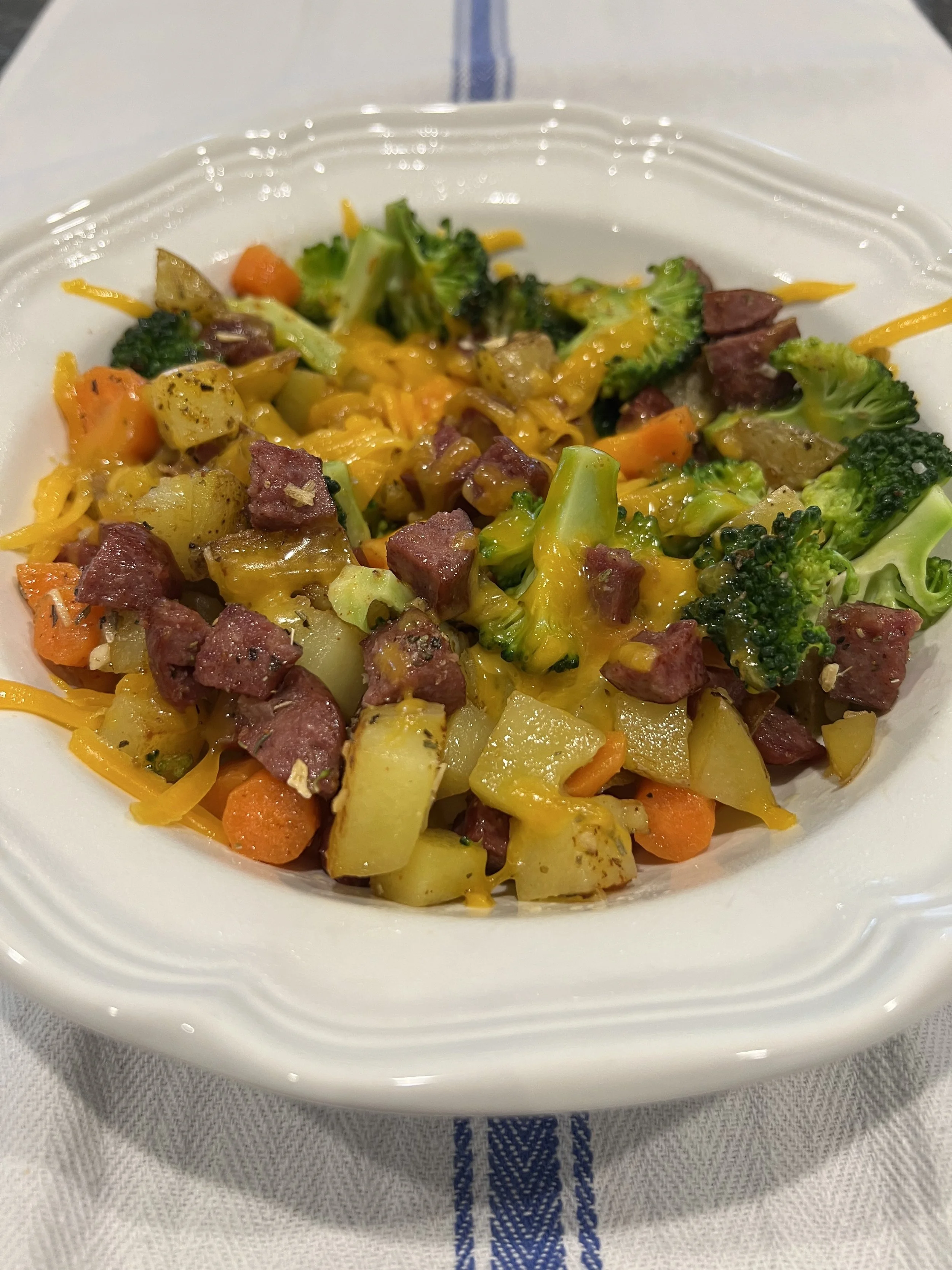 From my cookbook… Dave’s Sausage Bowl
