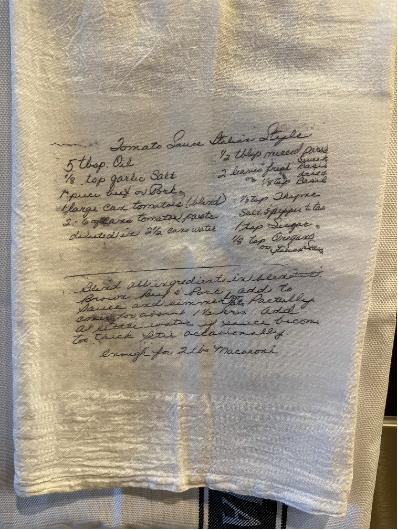 Special Guest Recipe…Romano Family Pasta Sauce