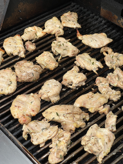 From My Cookbook… Dave’s Rosemary Grilled Chicken Thighs