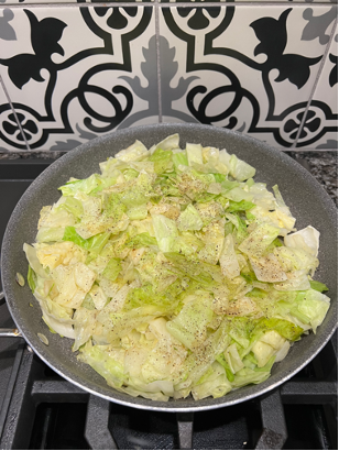 From My Cookbook…Dave’s Sauteed Green Cabbage