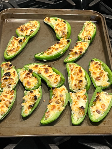 From My Cookbook…Tony’s Jalapeño Poppers