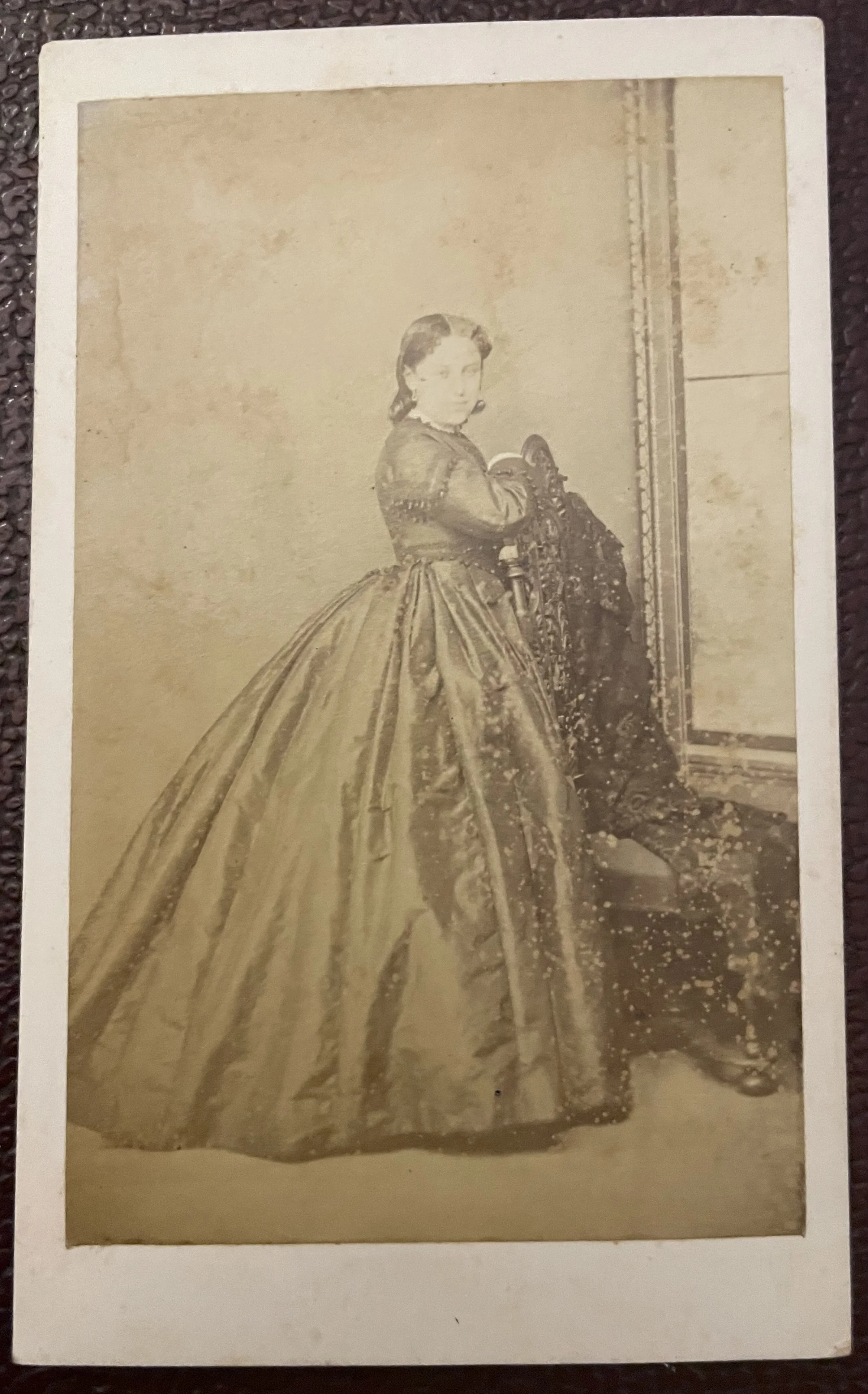 Studio portrait of a woman by John Smith of Scarborough