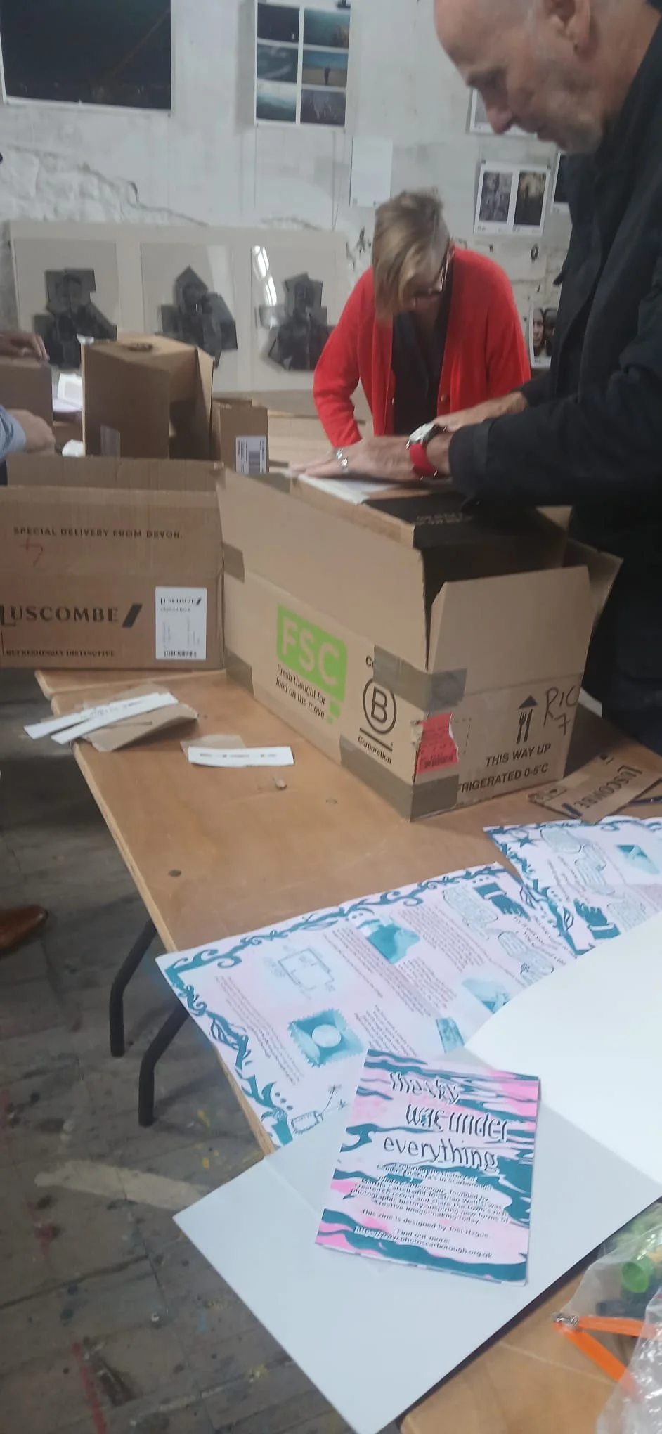 Making Cardboard Camera Obscura