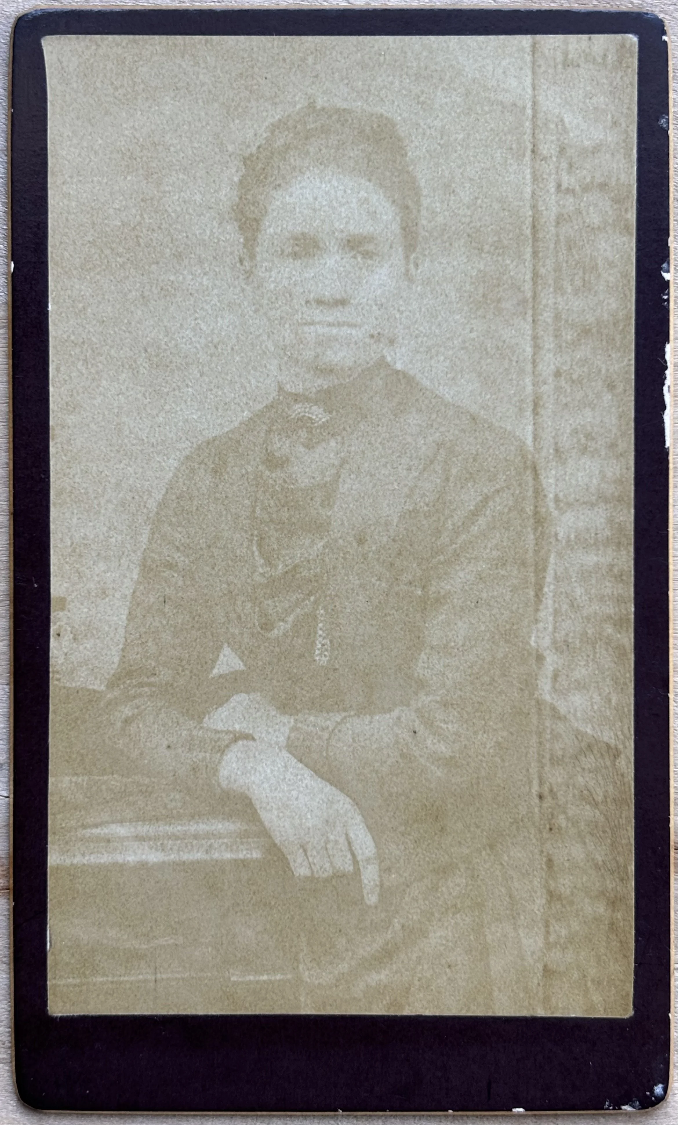 Portrait of a woman by Scarborough photographer John Hastings