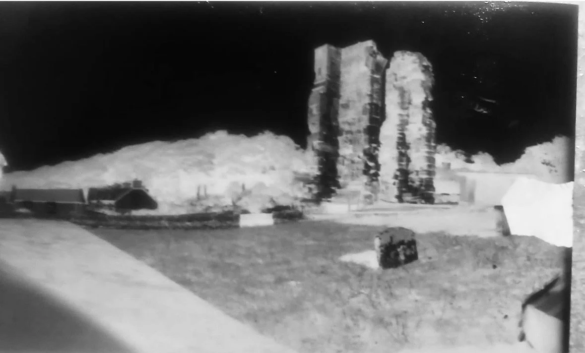 Pinhole camera workshop image of Scarborough Churchyard 2025