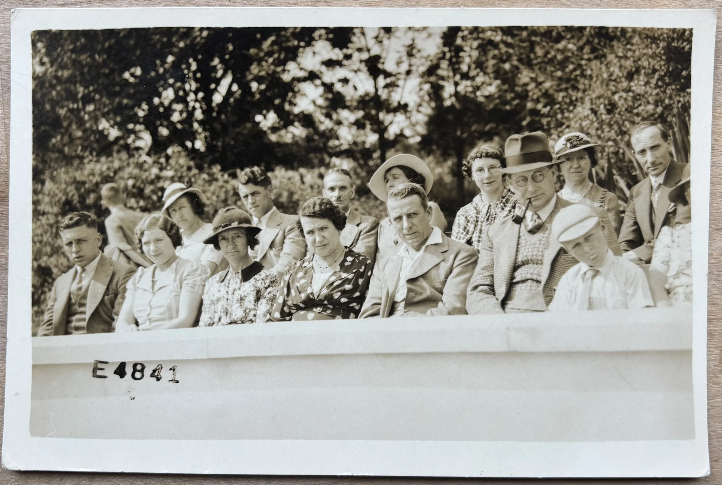 Portrait of a large group of people, by Scarborough Photographer, North Bay Snaps, Boy with his tongue sticking out