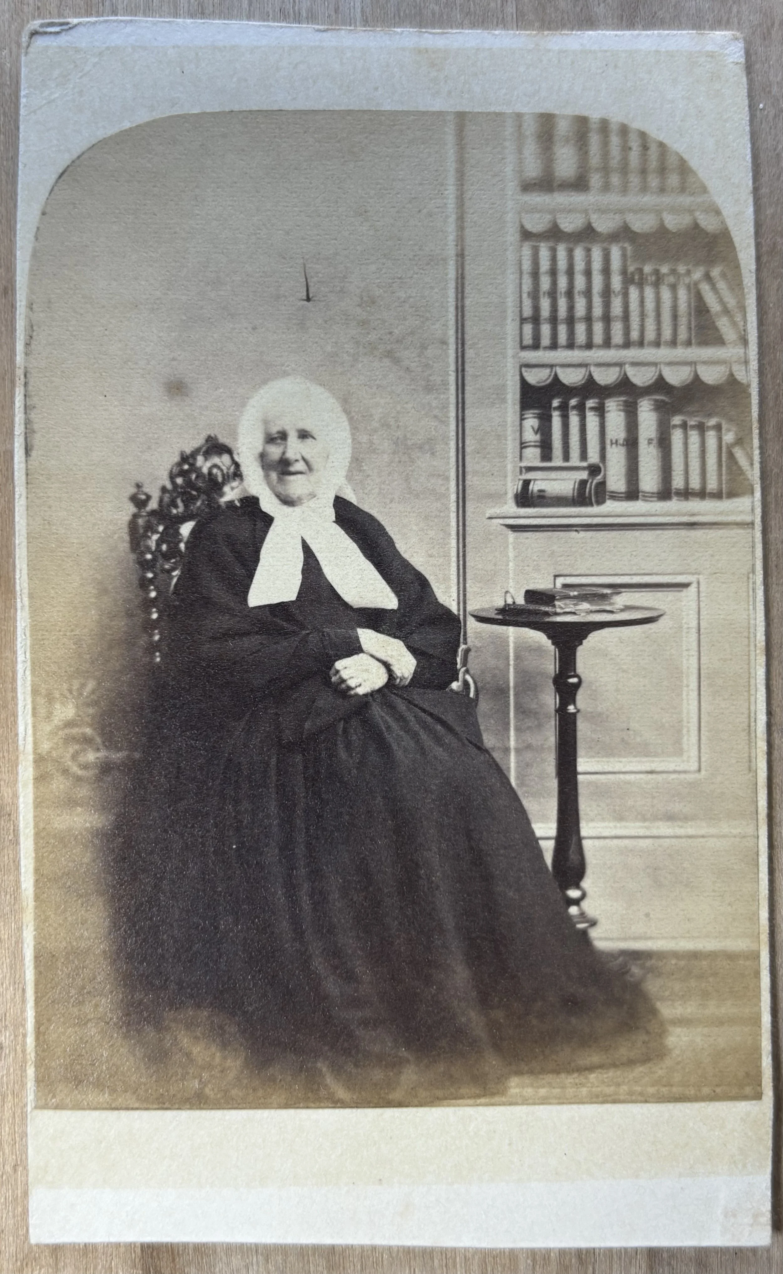 Portrait of an unknown woman by James Townsend Wigney, Scarborough photographer