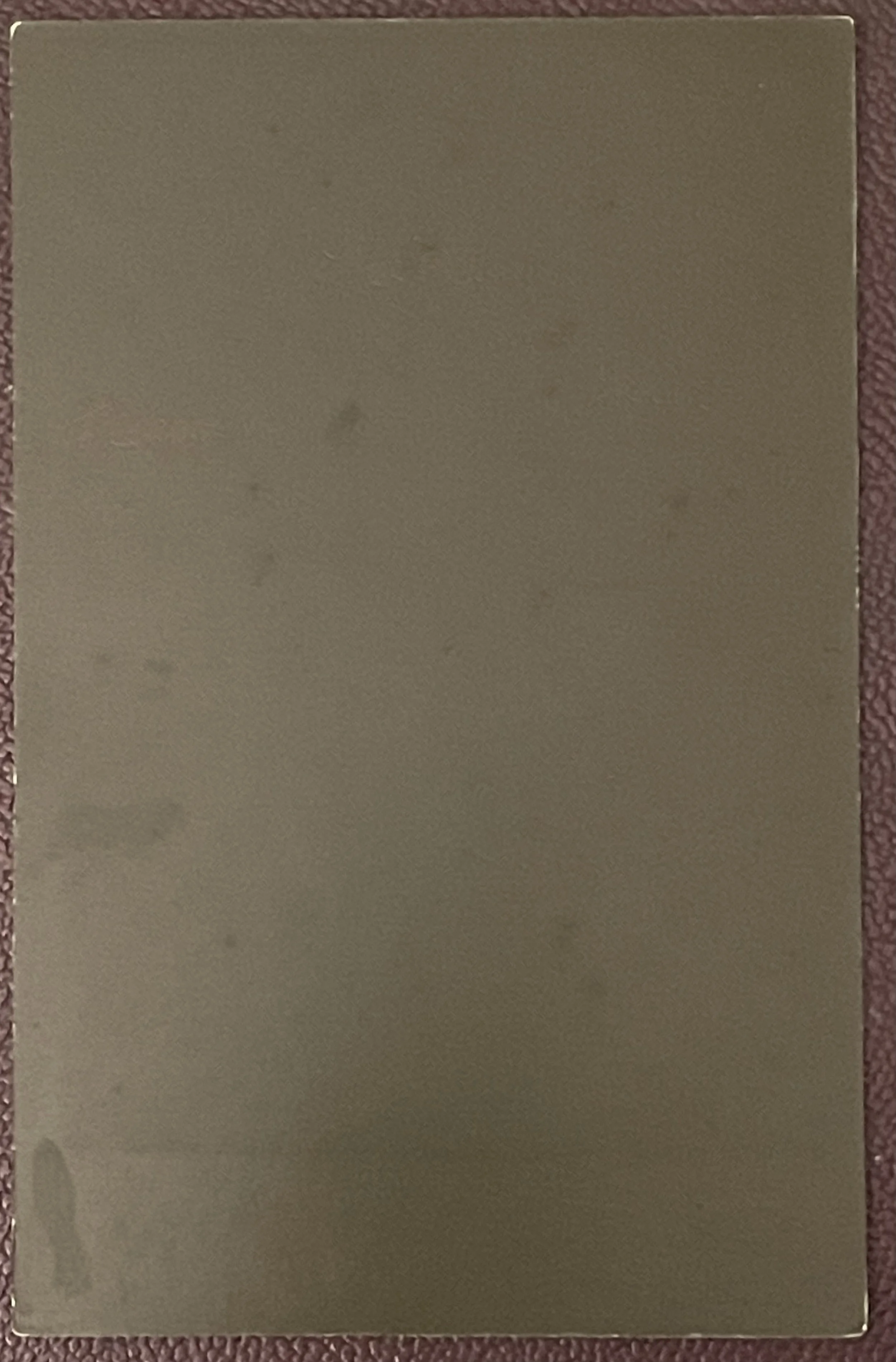 Back of Cabinet Card portrait by Garlick of Scarborough