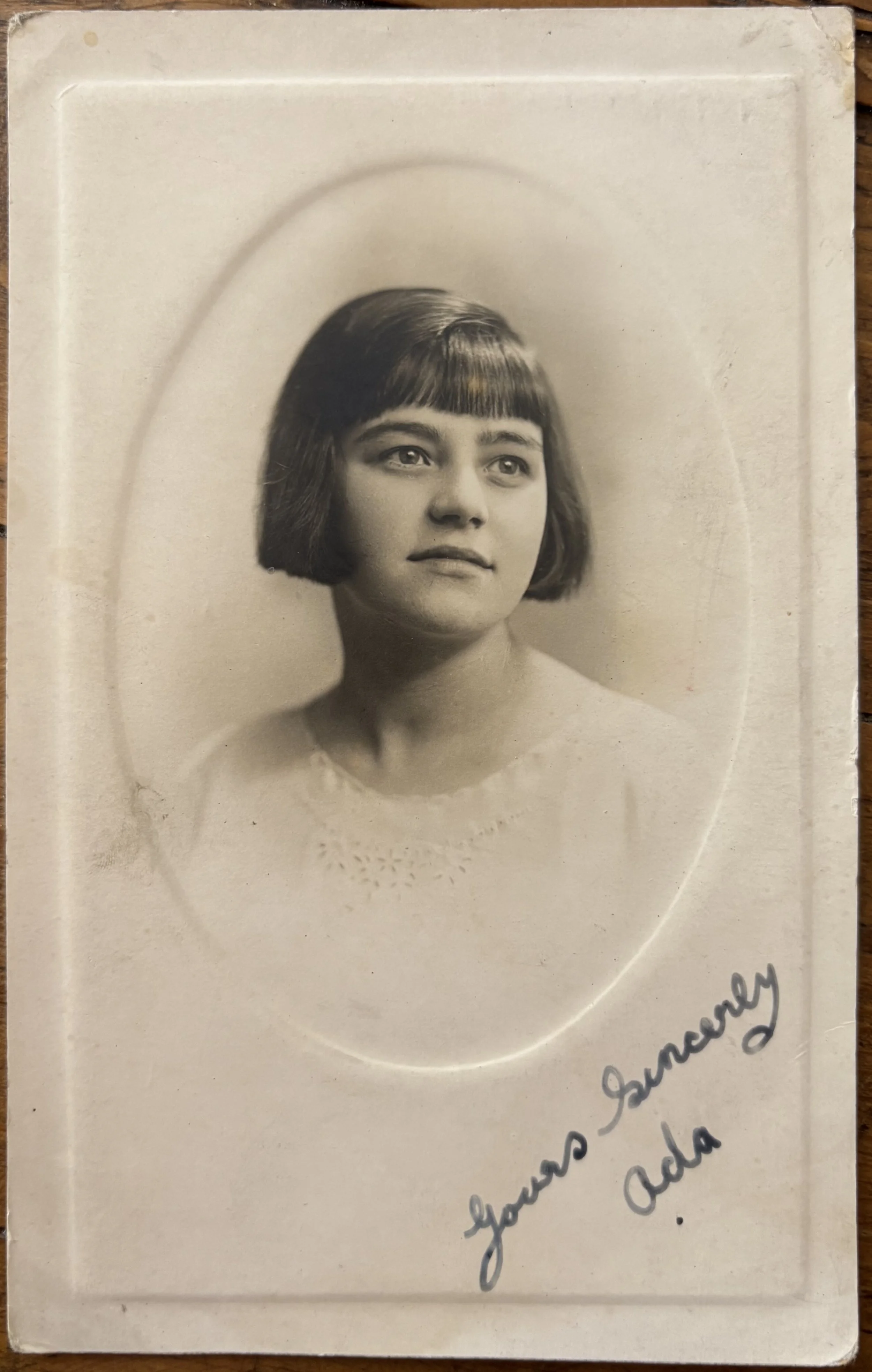 Portrait of  Ada by Starlight studios of Scarborough and Hull