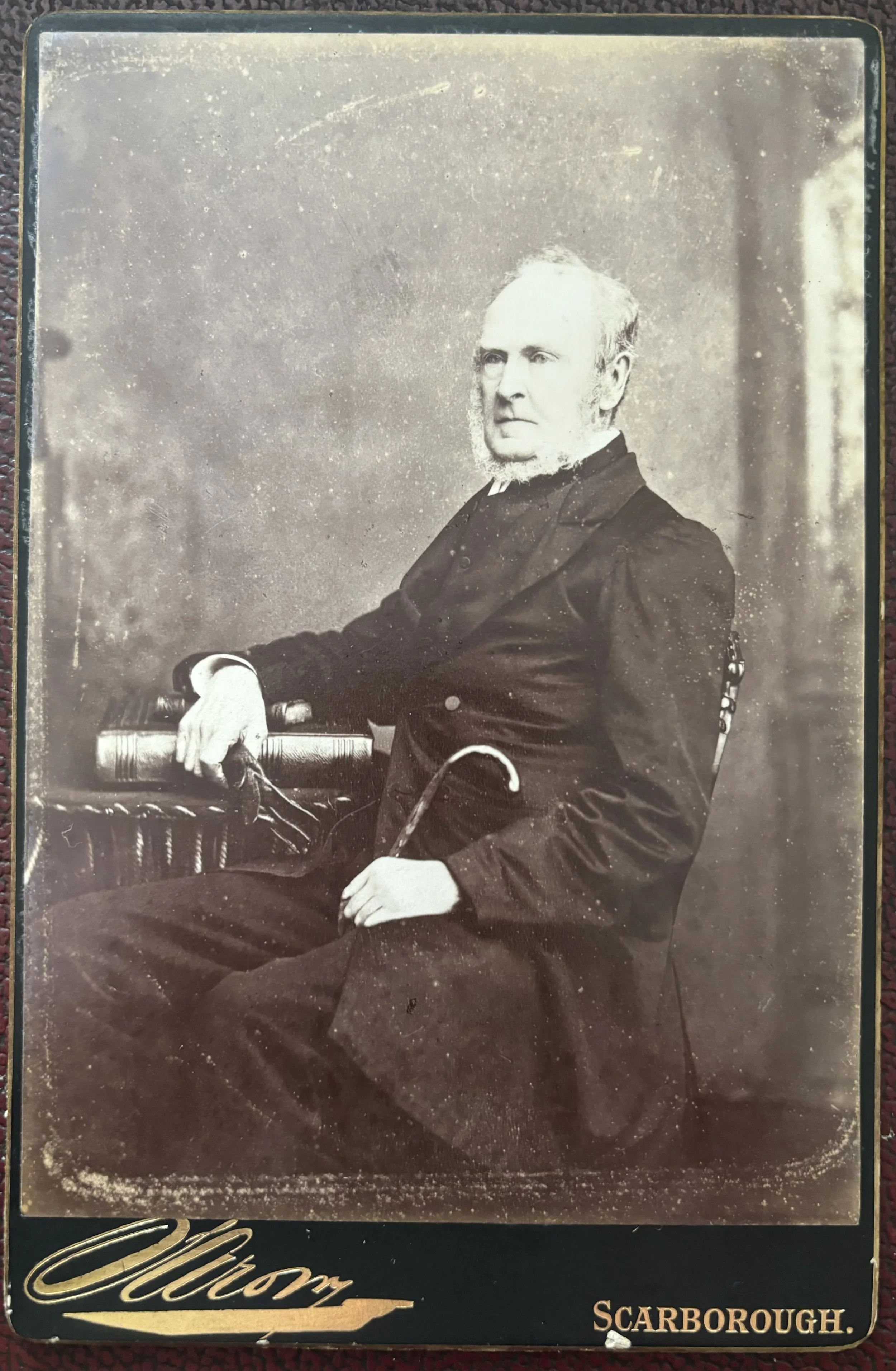 portrait of an unknown man by Sarony of Scarborough