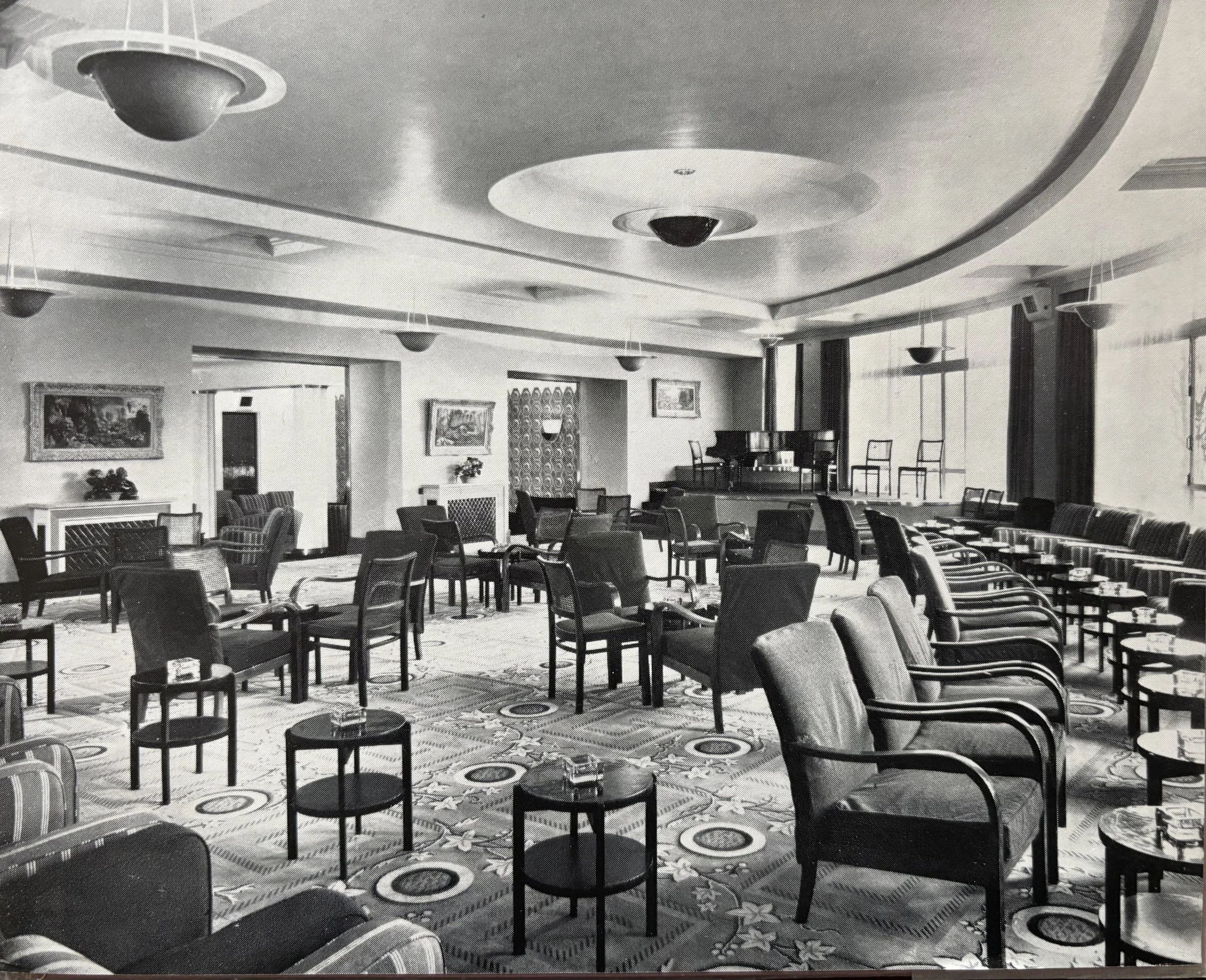 The Outer Lounge, The Royal Hotel, Scarborough by photographer Harry Bennett