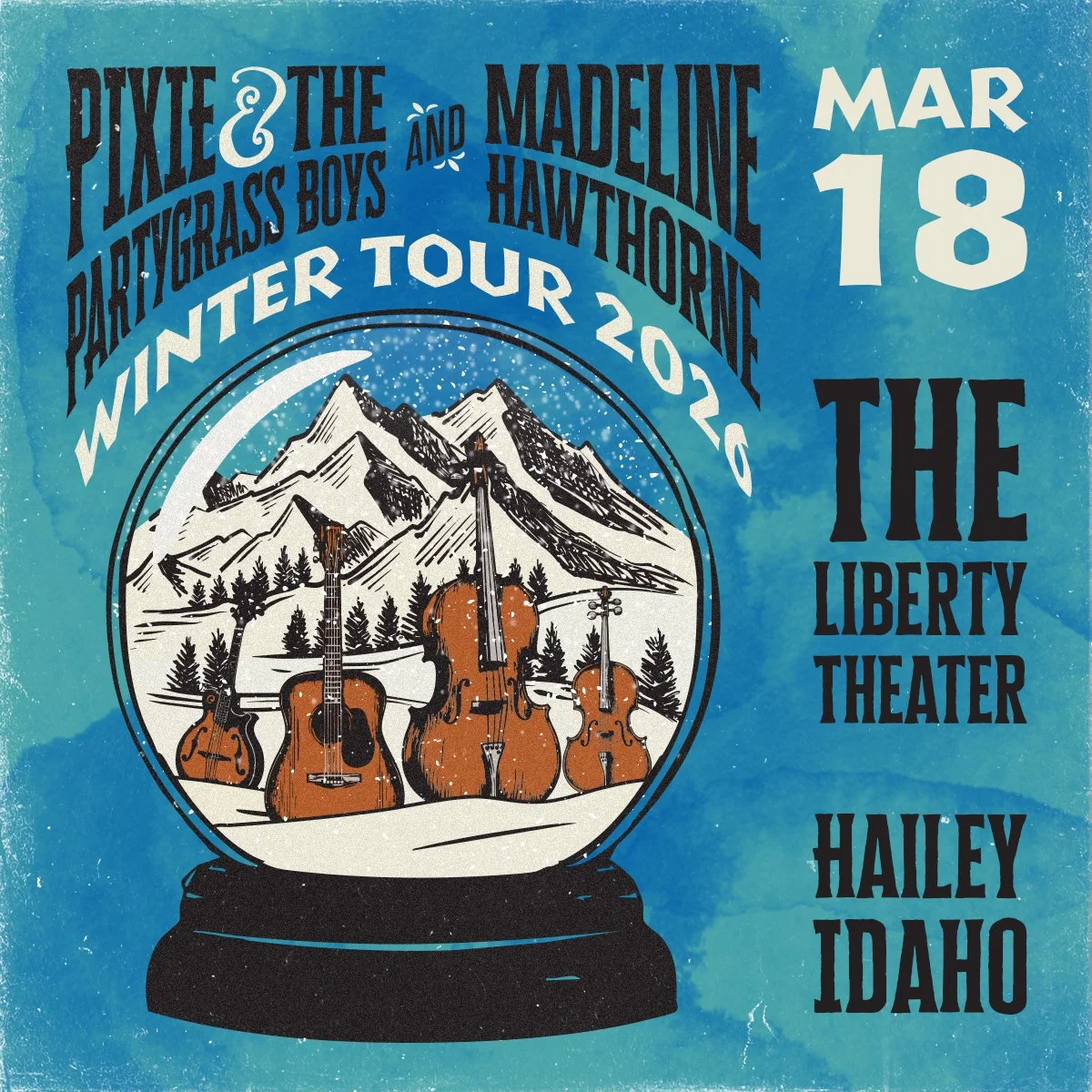 Liberty Presents: Pixie &amp; The Partygrass Boys w/ Madeline Hawthorne