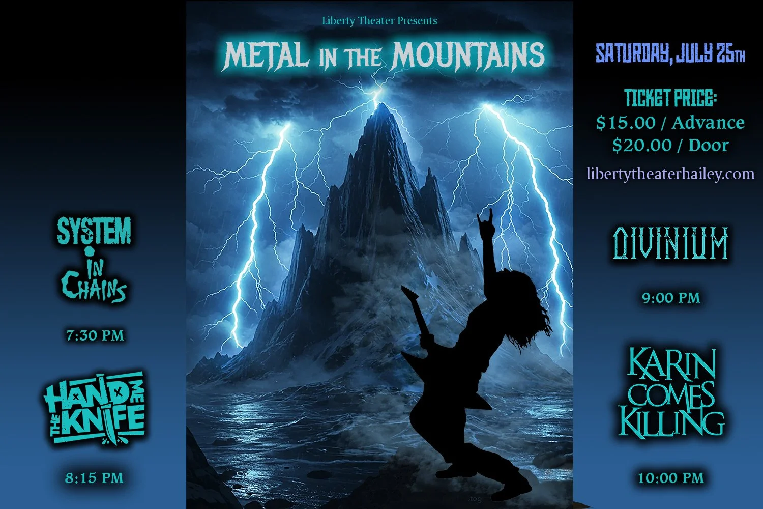 Liberty Theater Presents: Metal in the Mountains 