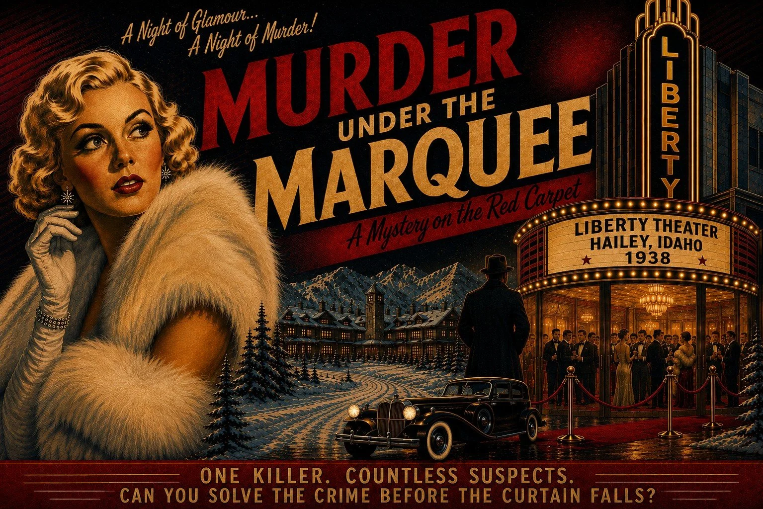 Liberty Halloween Murder Mystery: Murder Under the Marquee