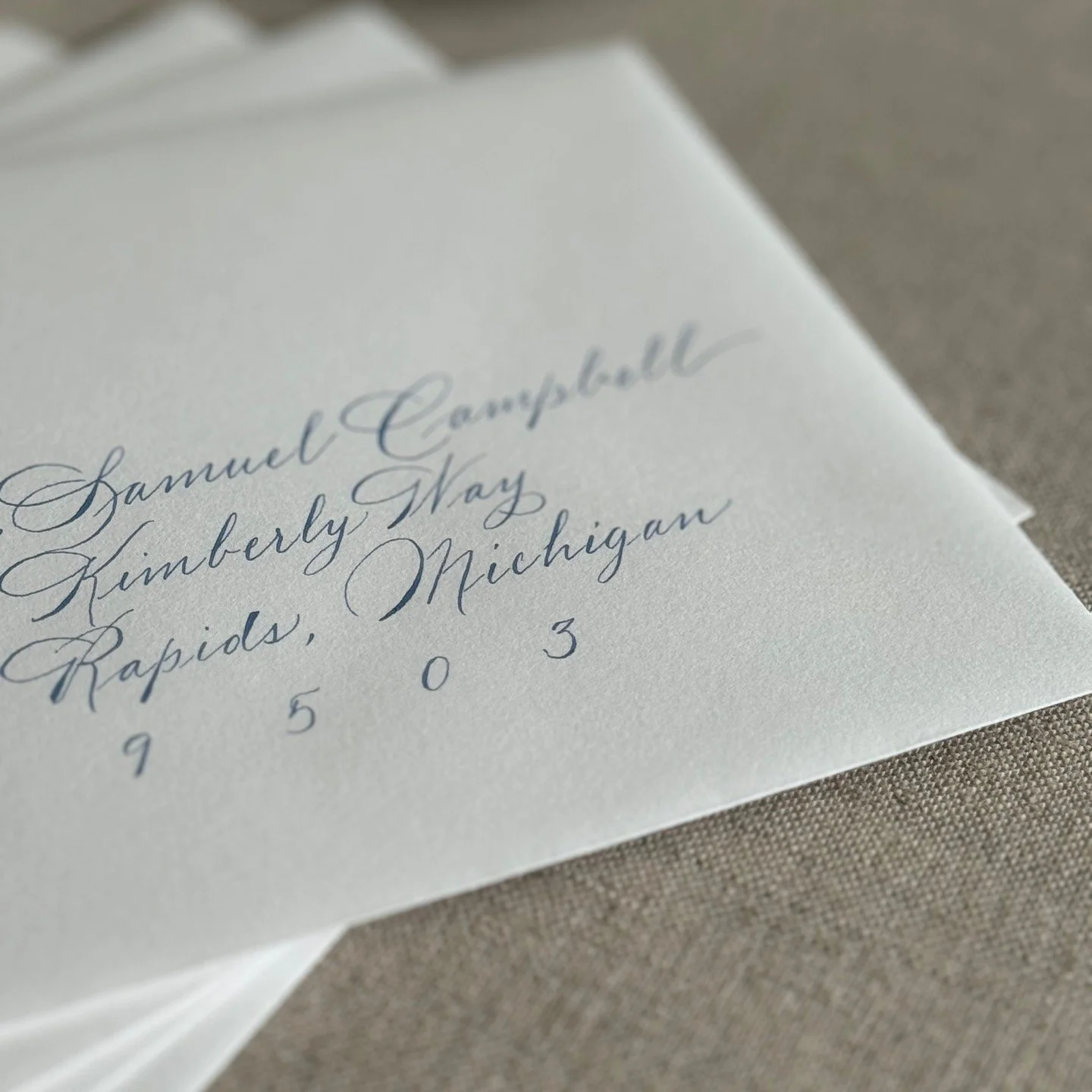 A handwritten envelope is the first touch of magic your guests will receive ✨. Let&rsquo;s make your celebration unforgettable&mdash;one elegant detail at a time. Crafted with love, every envelope sets the tone for your special day 💌🤍. Ready to beg