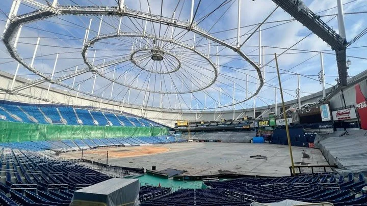 ASD|SKY is proud to have partnered with the City of St. Petersburg to help restore @tropicanafield following extensive roof repairs after Hurricane Milton, playing a key role in bringing this beloved venue back to life for the community.

With the Ta