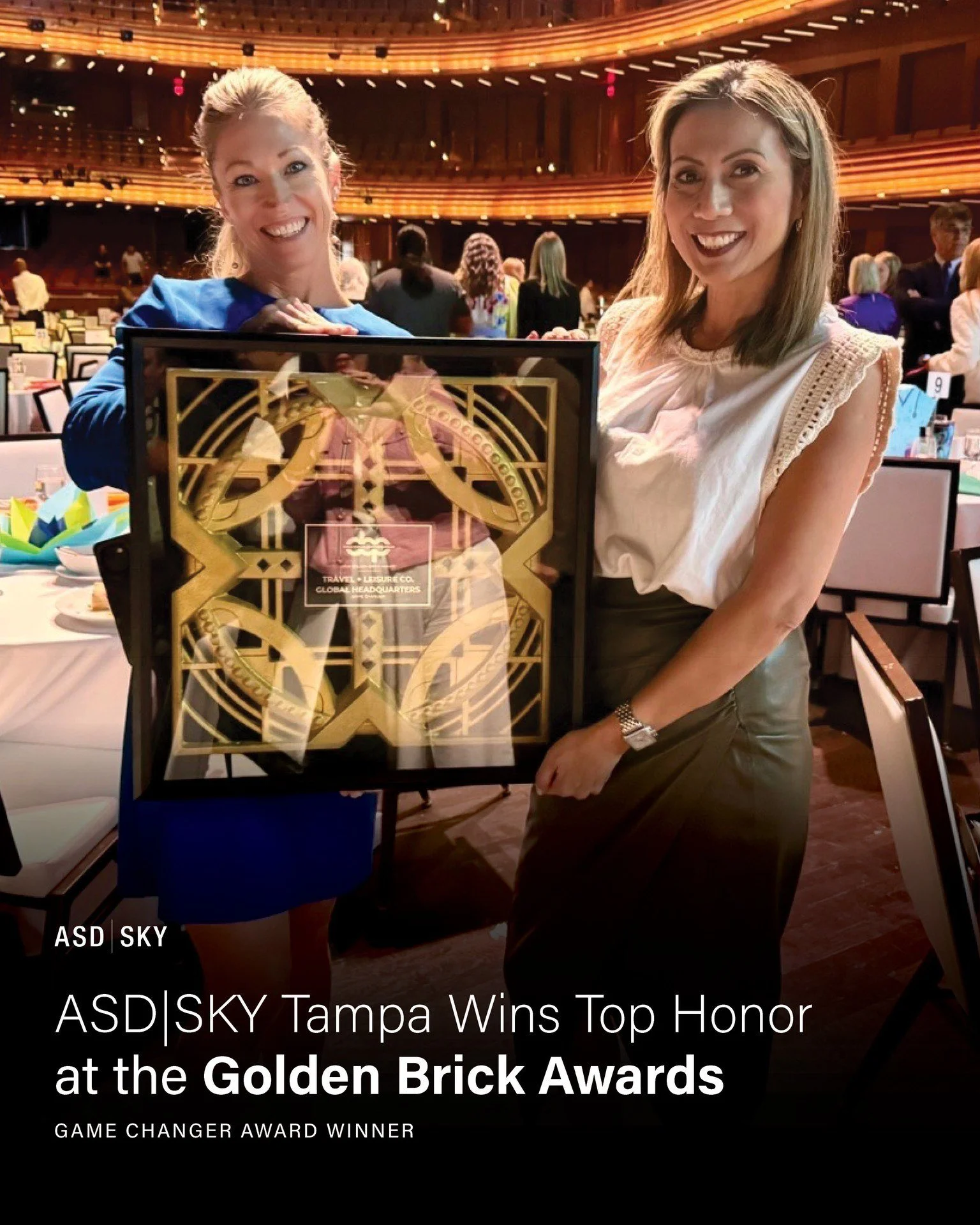 We&rsquo;re proud to share that Travel + Leisure has been named a Game Changer Award winner at the Golden Brick Awards by the Orlando Downtown Partnership.  This annual program celebrates the people and projects pushing downtown forward, and we&rsquo