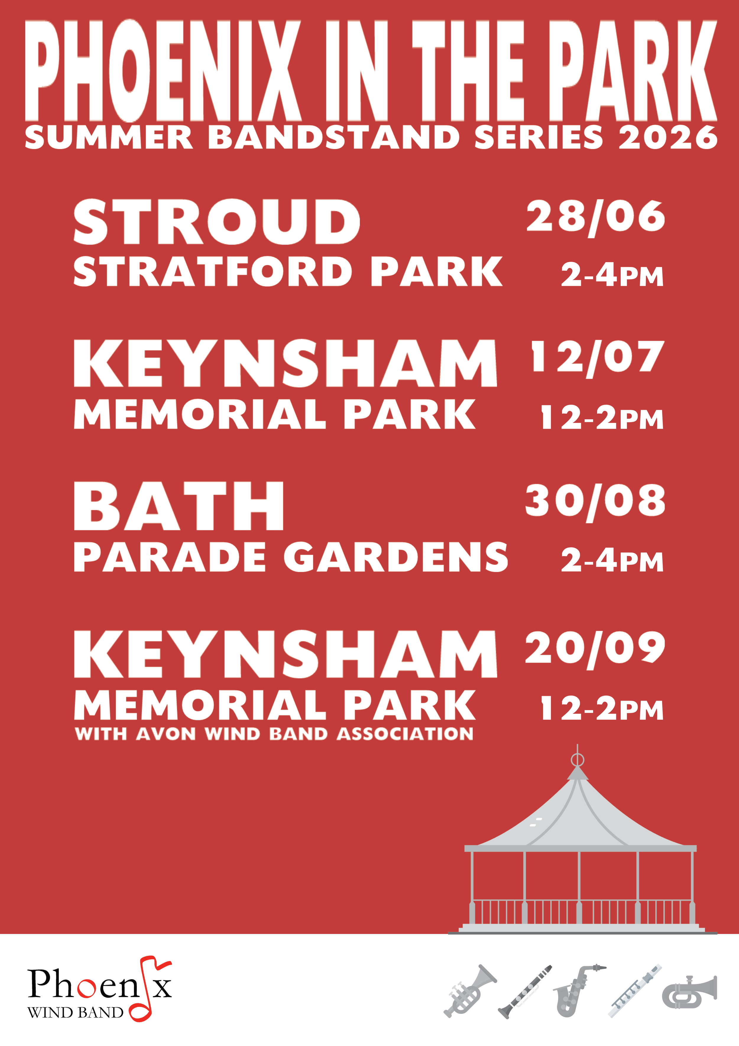 Keynsham Bandstand | Phoenix in the Park