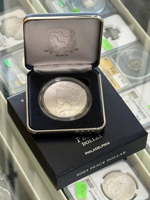 Collector’s Highlight! 🪙
We’re excited to share → More Silver Peace Dollars are here! A must-have for collectors and silver lovers.
📍 Stop in and pick up yours while supplies last!