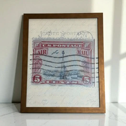 Vintage U.S. Air Mail 5¢ stamp