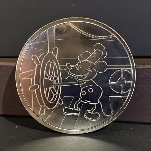 Steamboat Willie 1oz Silver Round