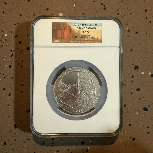 5oz Silver America the Beautiful 25¢ coin