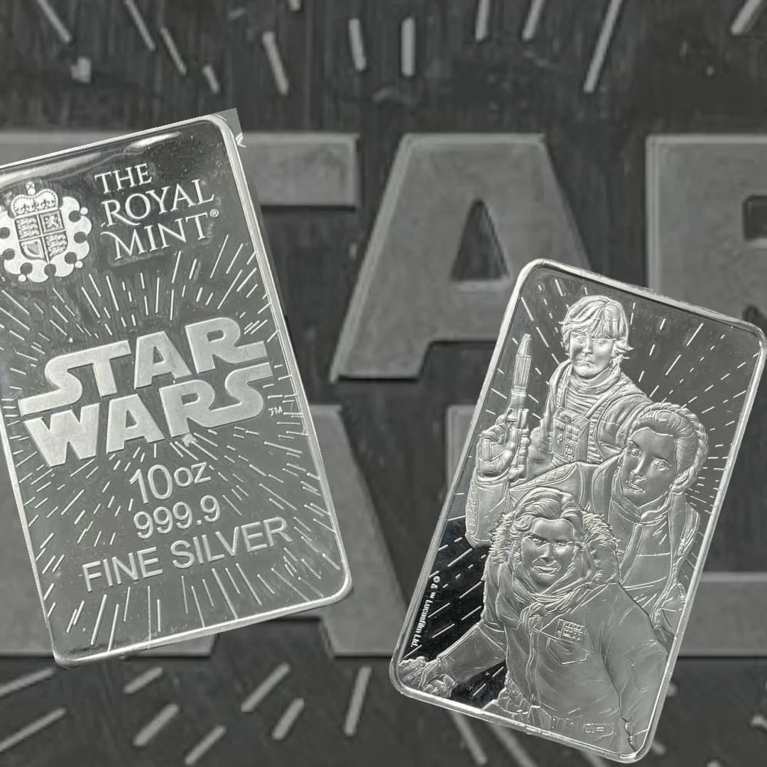 The galaxy is a bit more exciting with these Star Wars silver bars!