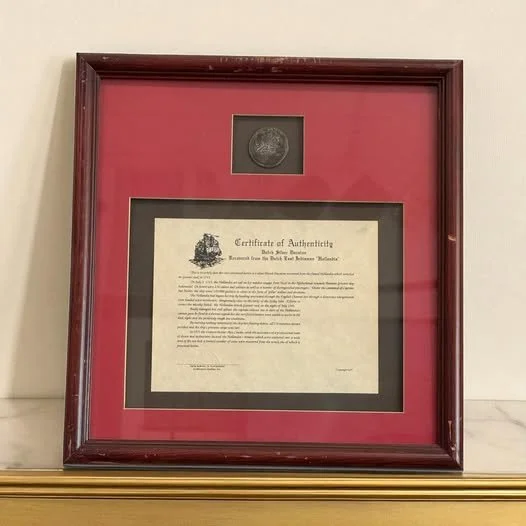 This rare coin was recovered from the Dutch East Indiaman Hollandia.