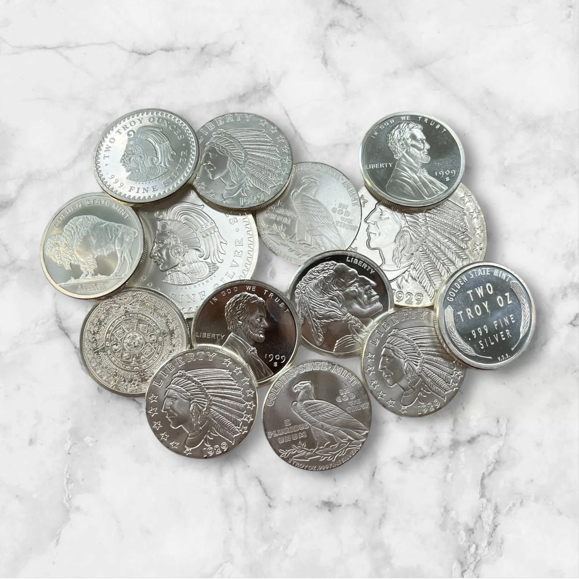 Get into the silver action and come explore our wide collection of silver rounds and bars.