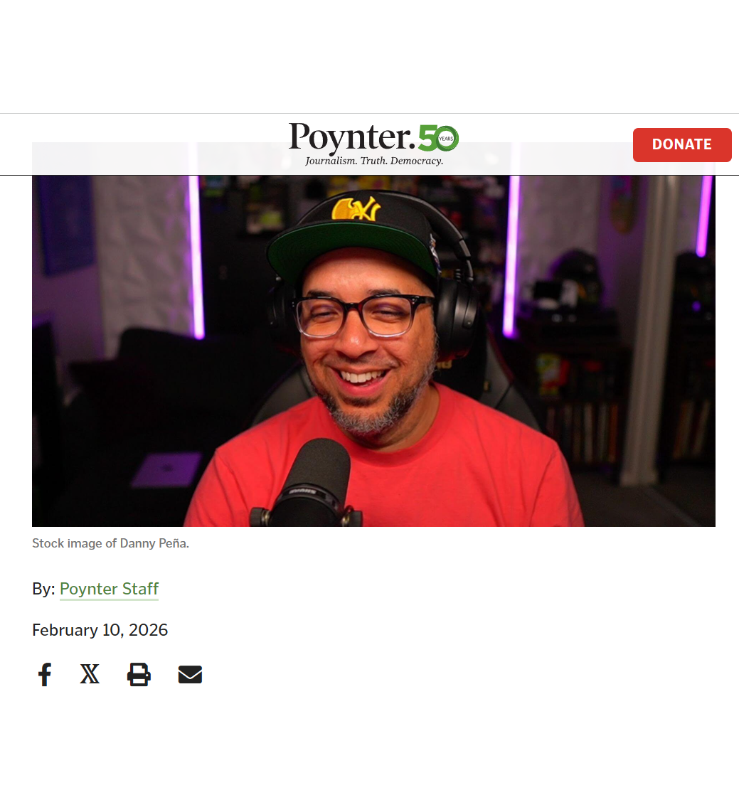 Gamertag Radio’s Danny Peña and Riana Manuel-Peña join MediaWise’s game streamer initiative