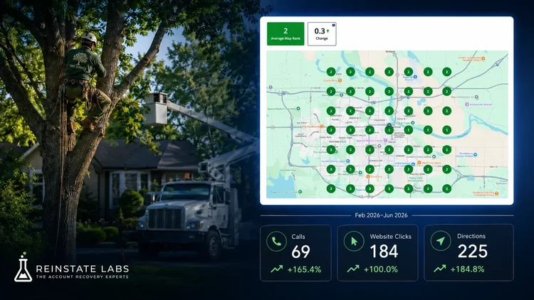 Tree service call and visibility growth results