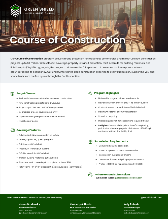 Construction workers on site during frame construction of a building, with wooden framework and sunlight streaming in through large windows.