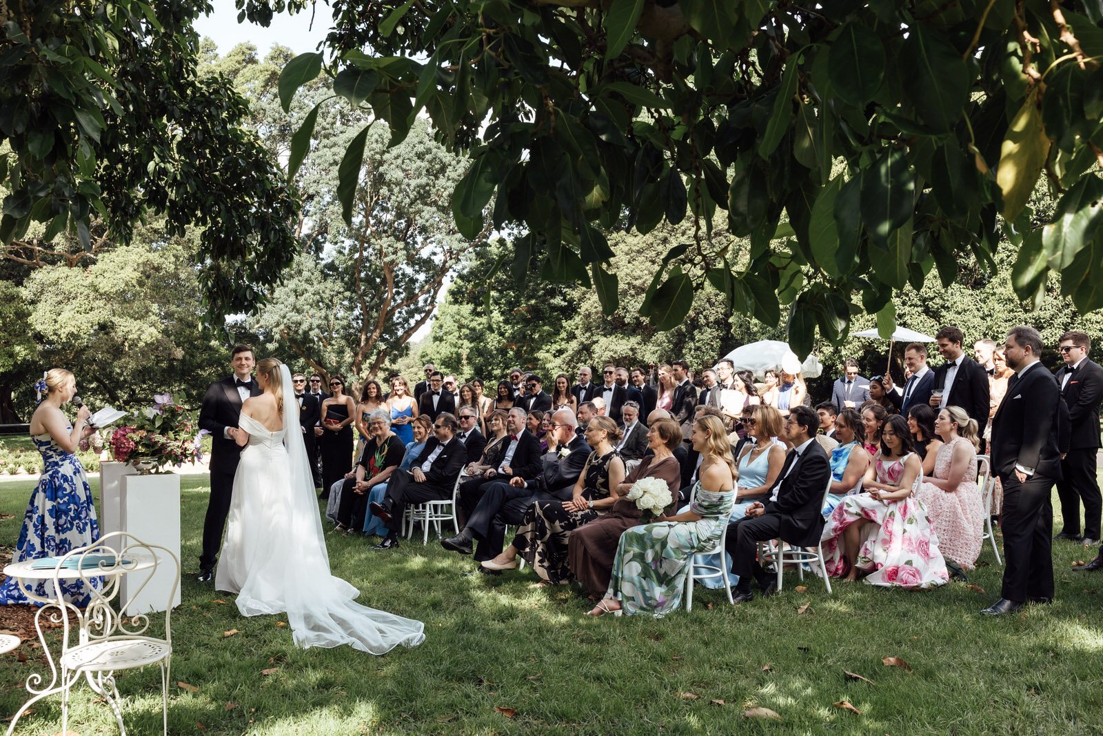 Botanic Gardens Sydney wedding ceremony