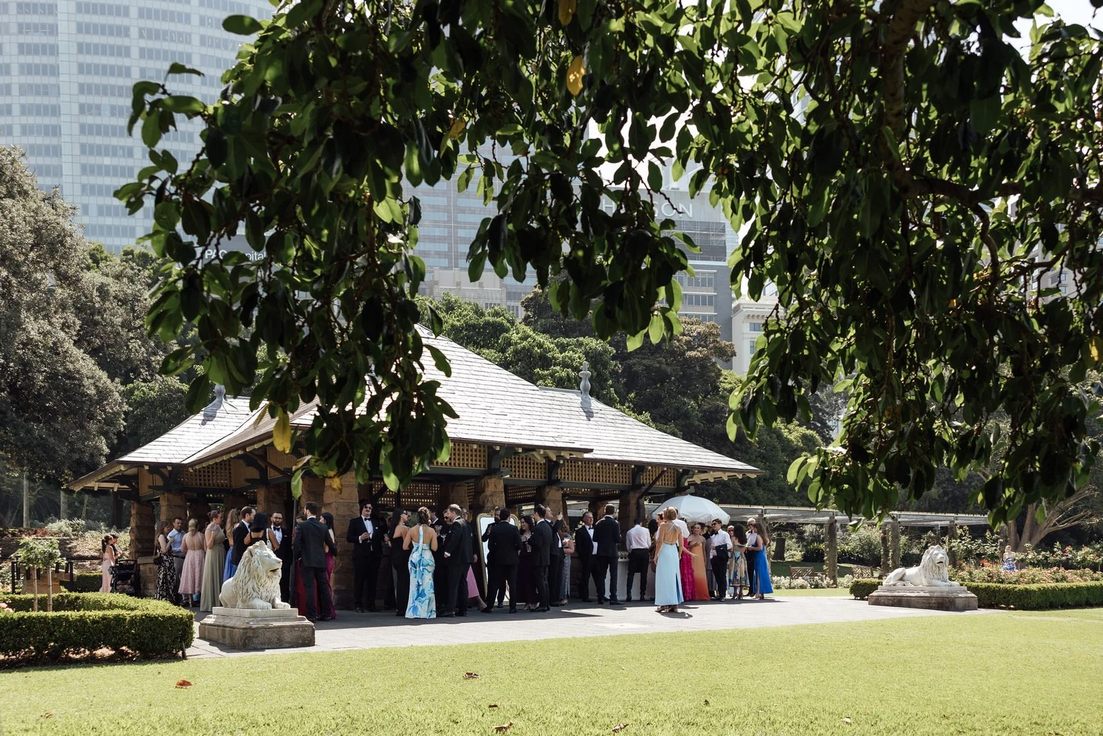Botanic Gardens Sydney wedding ceremony