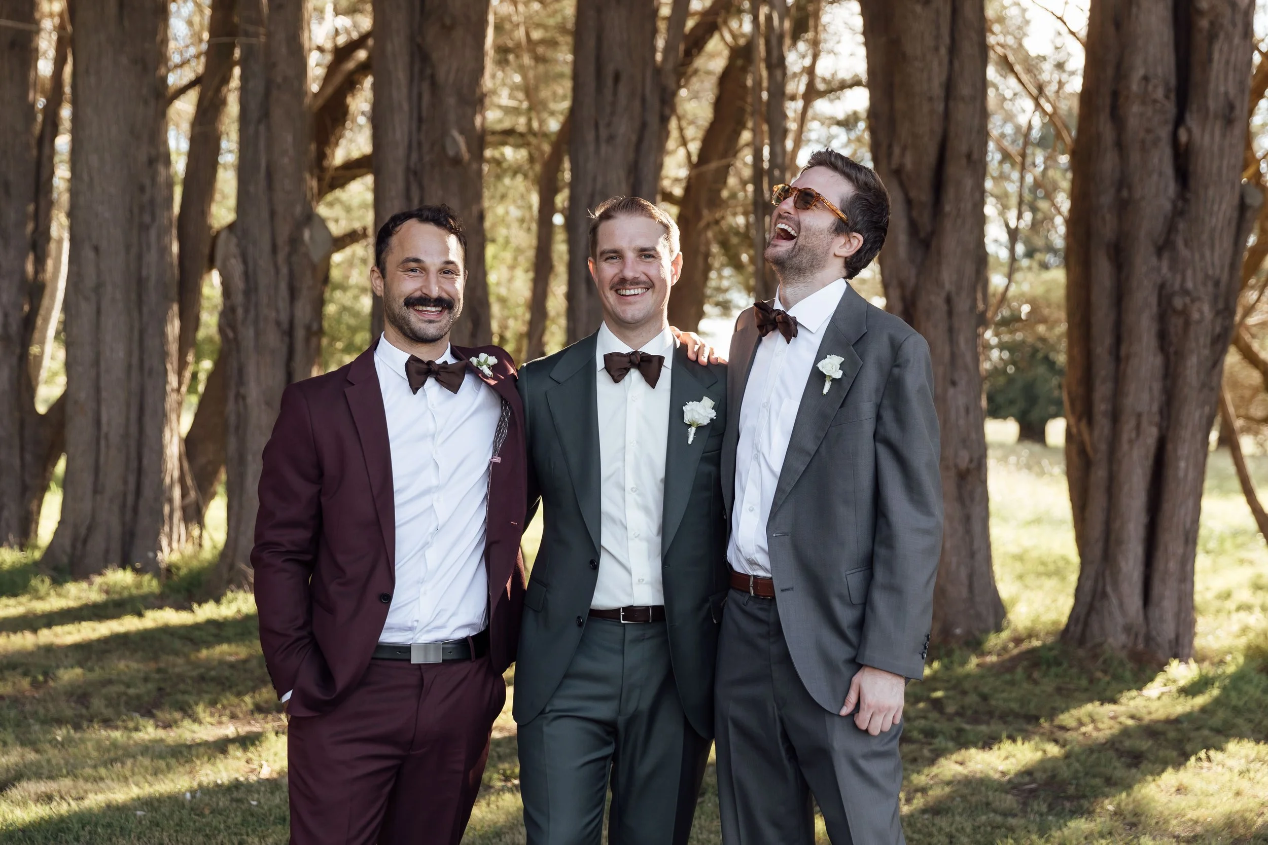 Groomsmen at Somerley House Sutton Forest