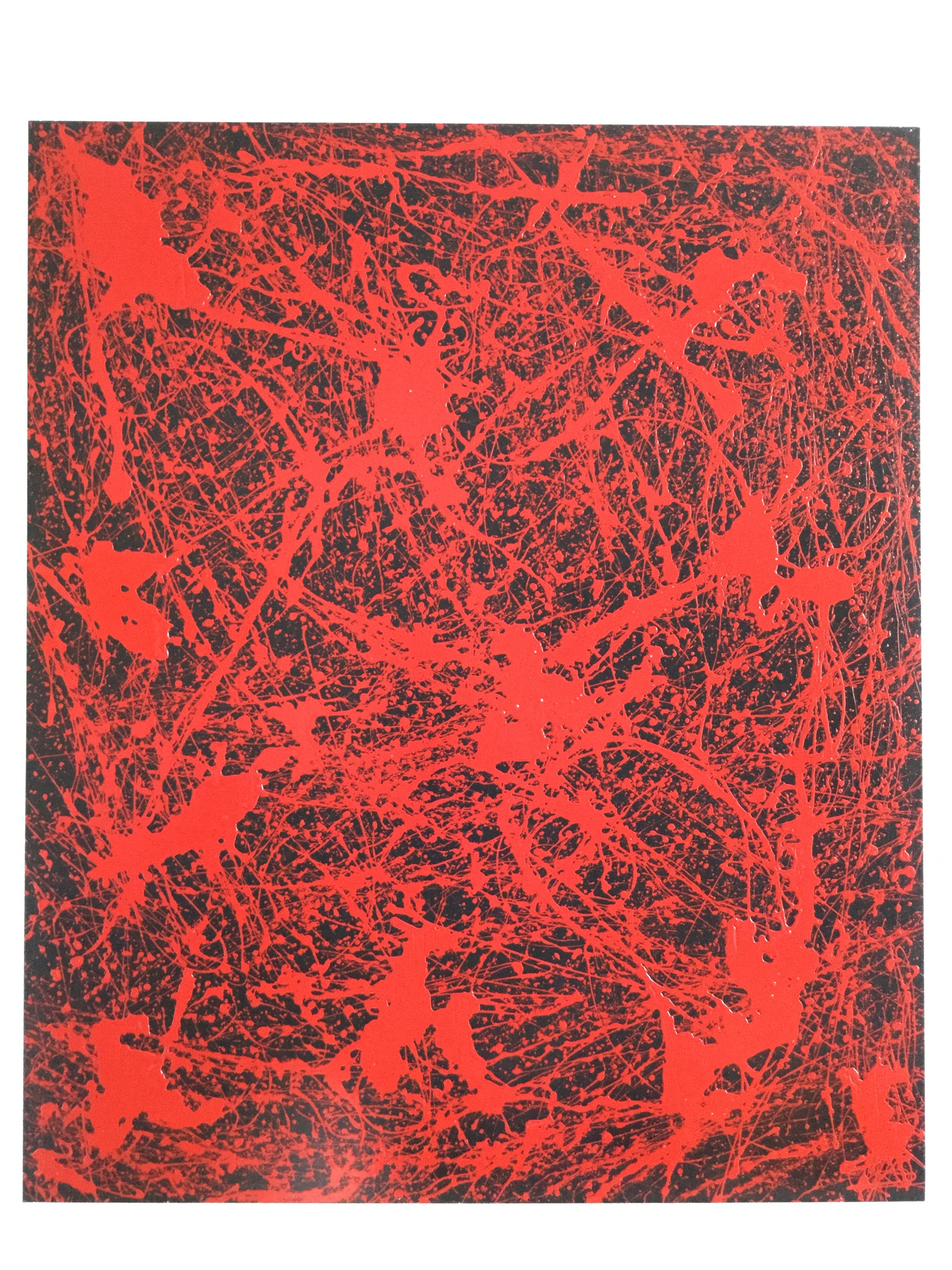 Composition 209 Enamel on Canvas 72 x 60, 2014 .JPG