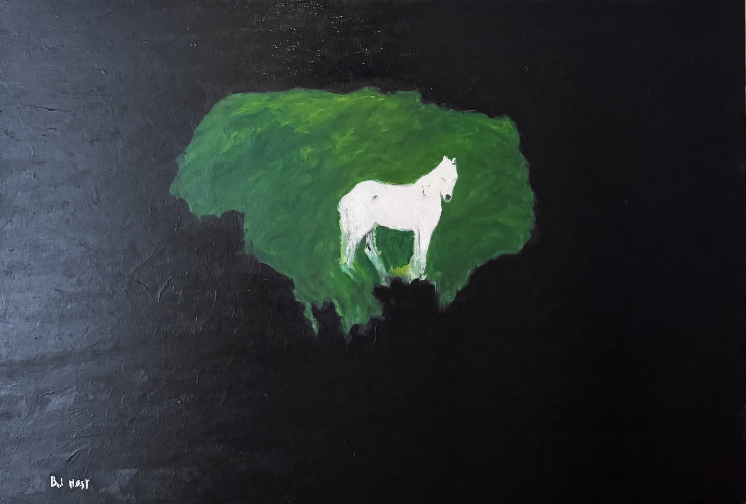 She Grazed on the Verdant Green