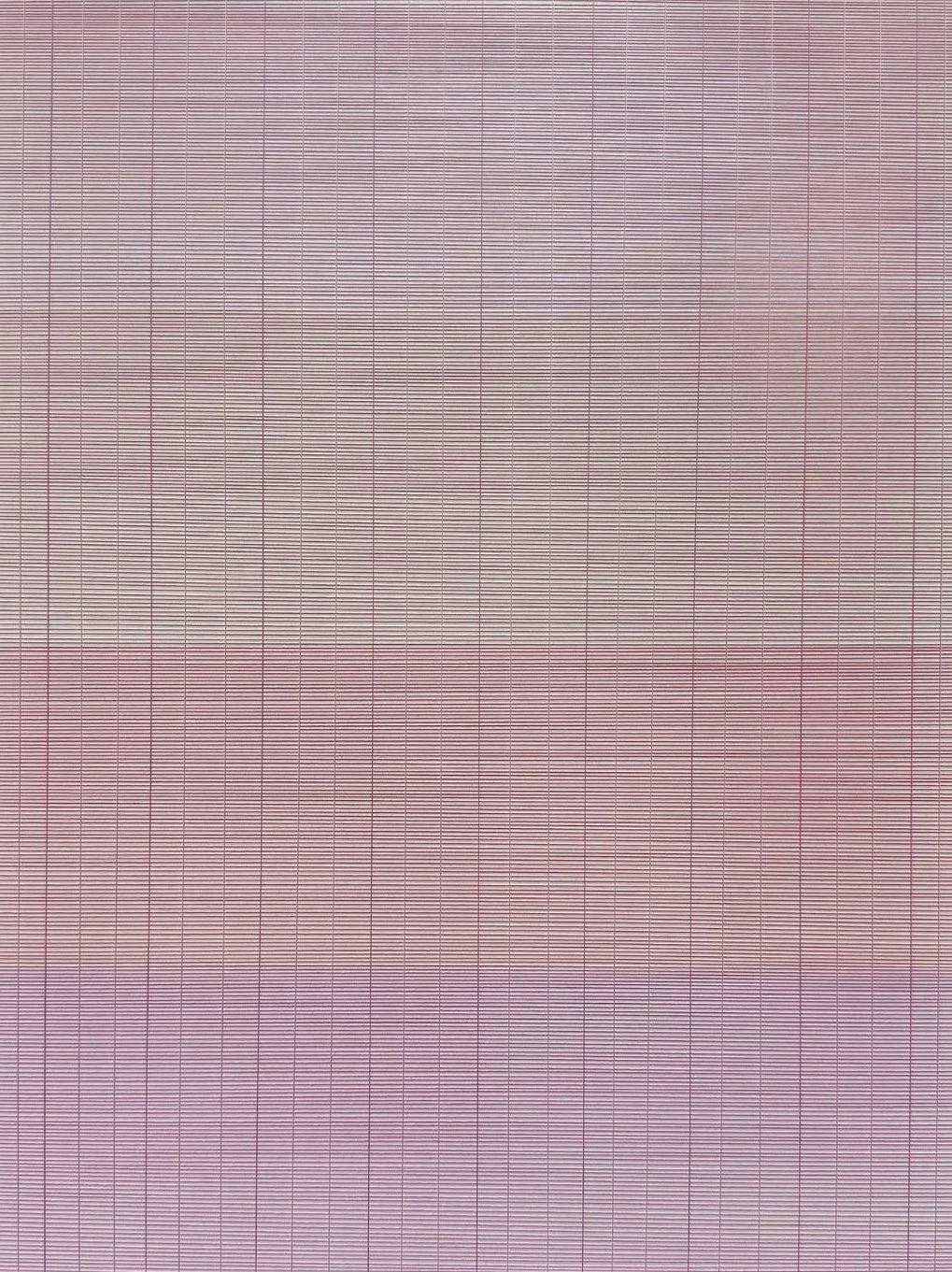 Interval (pink). Thread and acrylic on wood. Linear monochrome artwork.