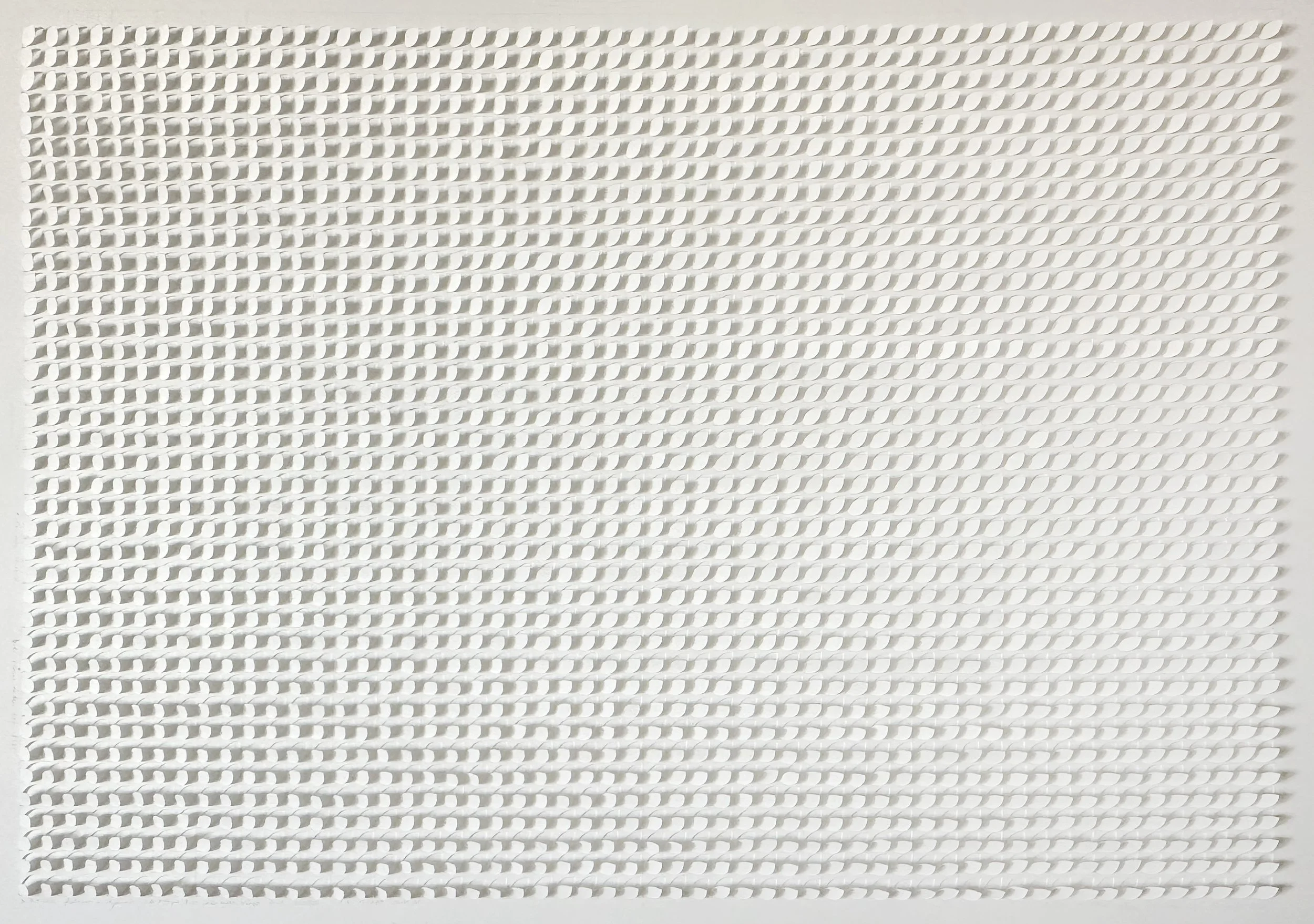 Reset 2025 by Jaq Belcher, hand cut paper art