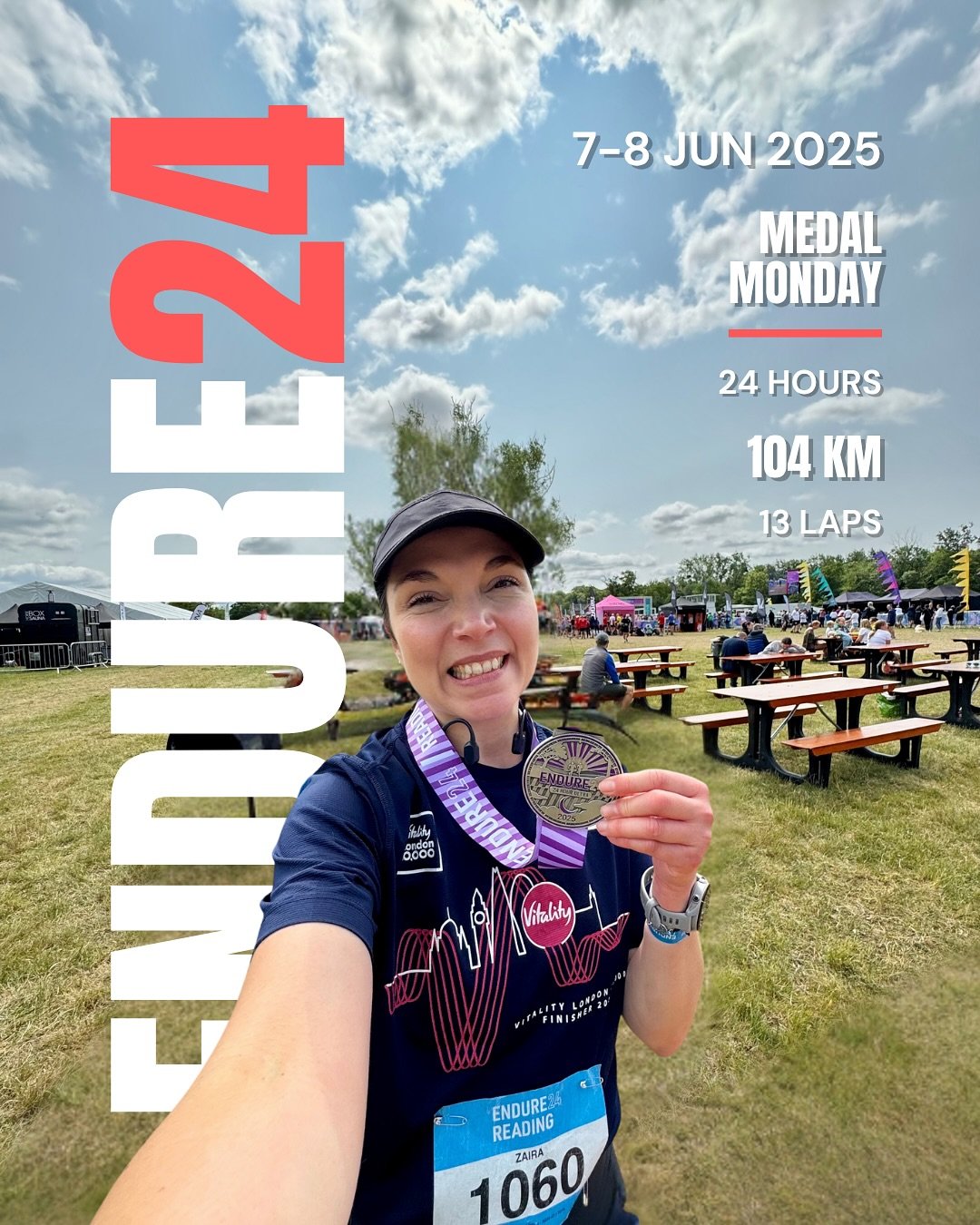 Missed Medal Monday because I was still trying to remove mud from places&hellip; 🫣  Jokes aside, Endure24 was one of the toughest races I&rsquo;ve ever done &mdash; mentally, physically, emotionally: 24 hours of wet, muddy, hilly madness &mdash; and