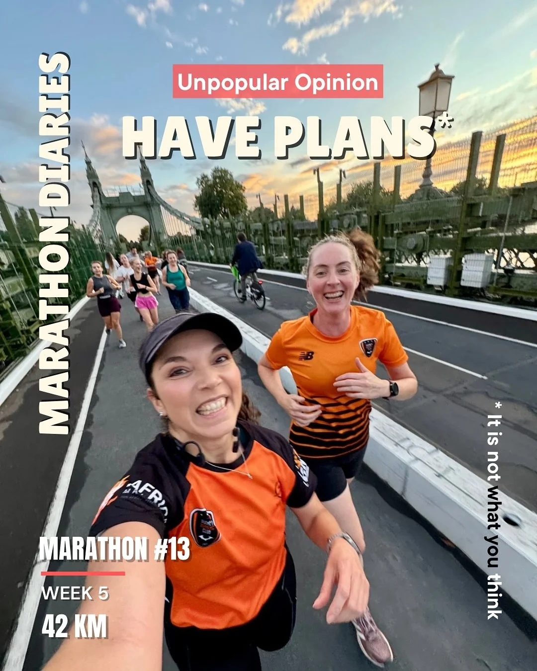 Unpopular opinion: have plans (although it&rsquo;s not what you think) 👩🏻&zwj;🦱 
🎯 Chicago Marathon Training &ndash; Week 5
Sometimes life gets in the way &mdash; and that&rsquo;s okay. The &ldquo;perfect&rdquo; training block doesn&rsquo;t exist