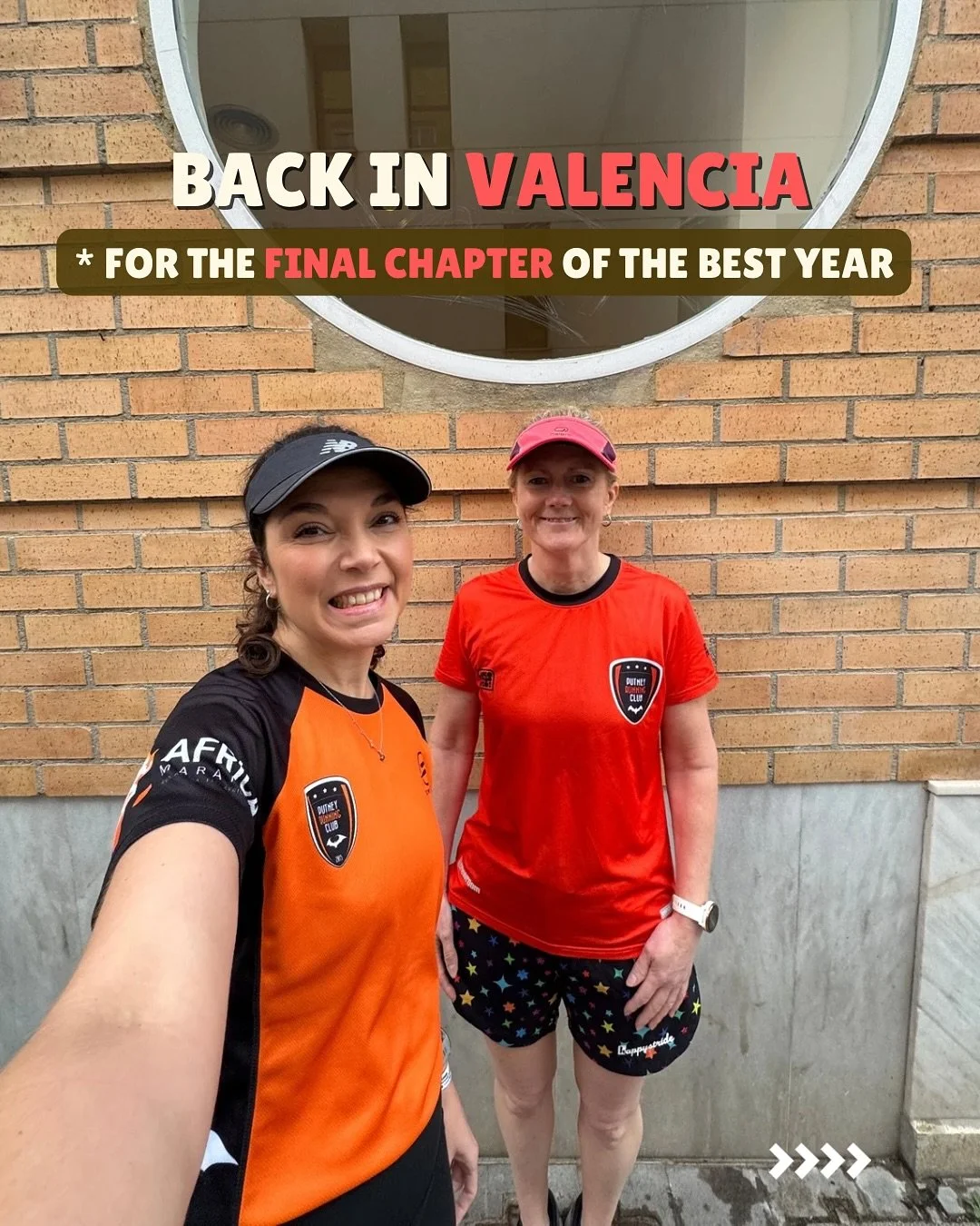 Short &amp; sweet!!! Good luck to everyone running @maratonvalencia tomorrow!!! Let&rsquo;s have fun, shall we? 🤗💛🙌🏼