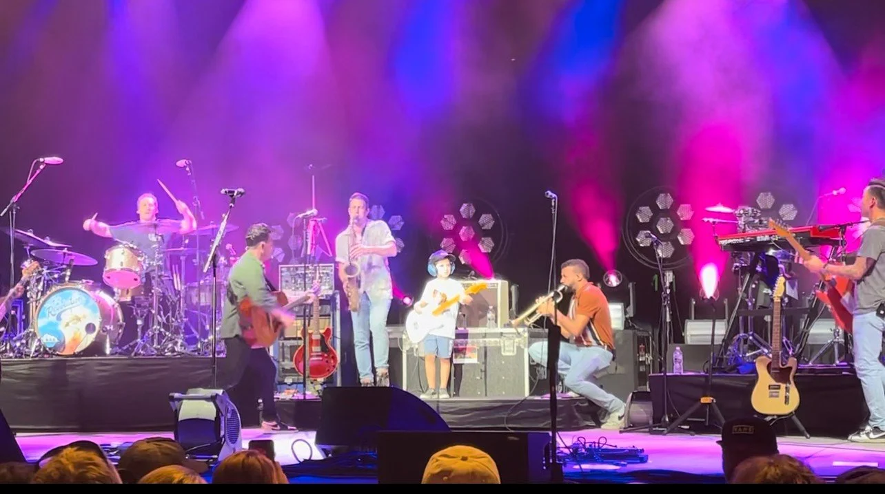 O.A.R. performing in Charlotte, NC with young guitar student
