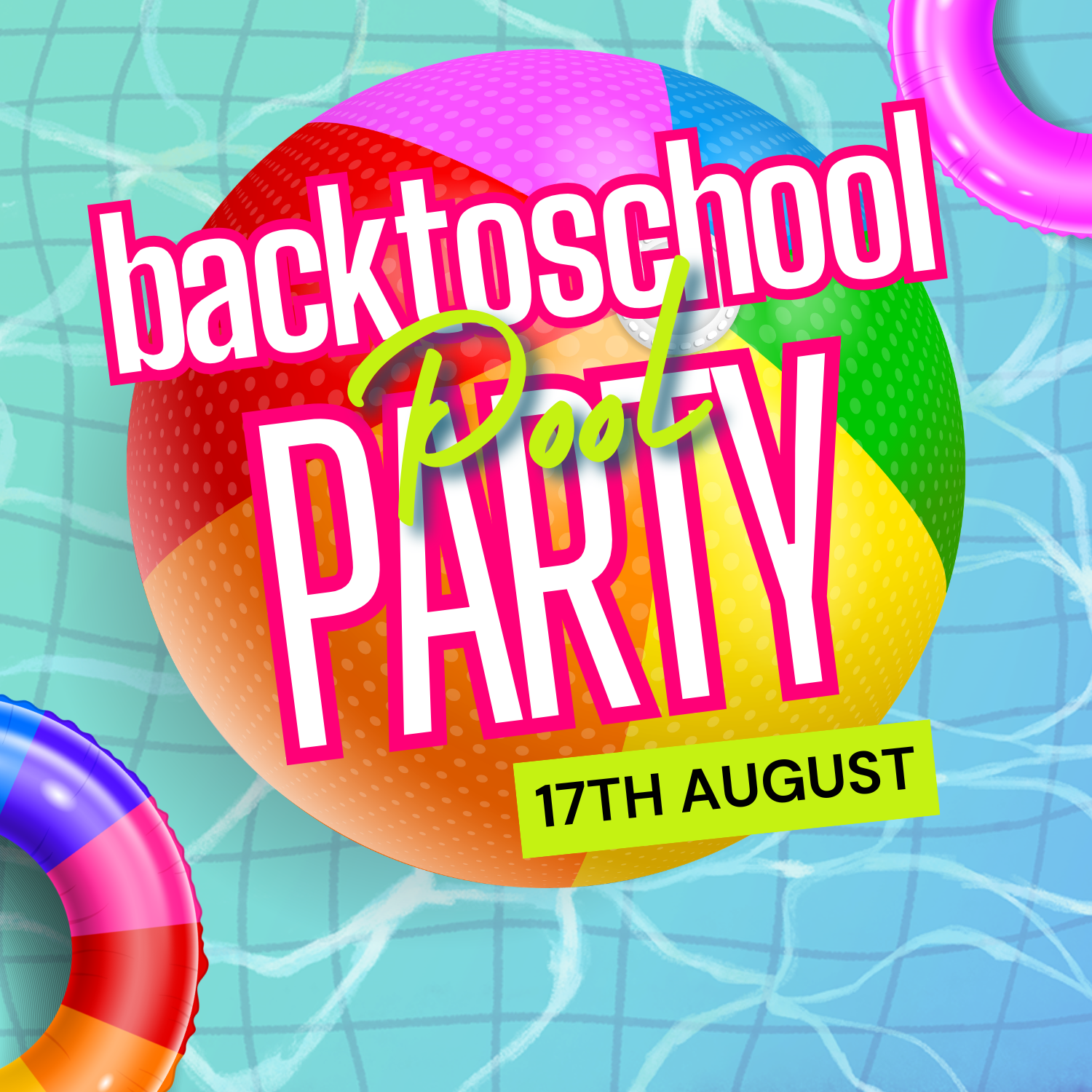 back to school pool party