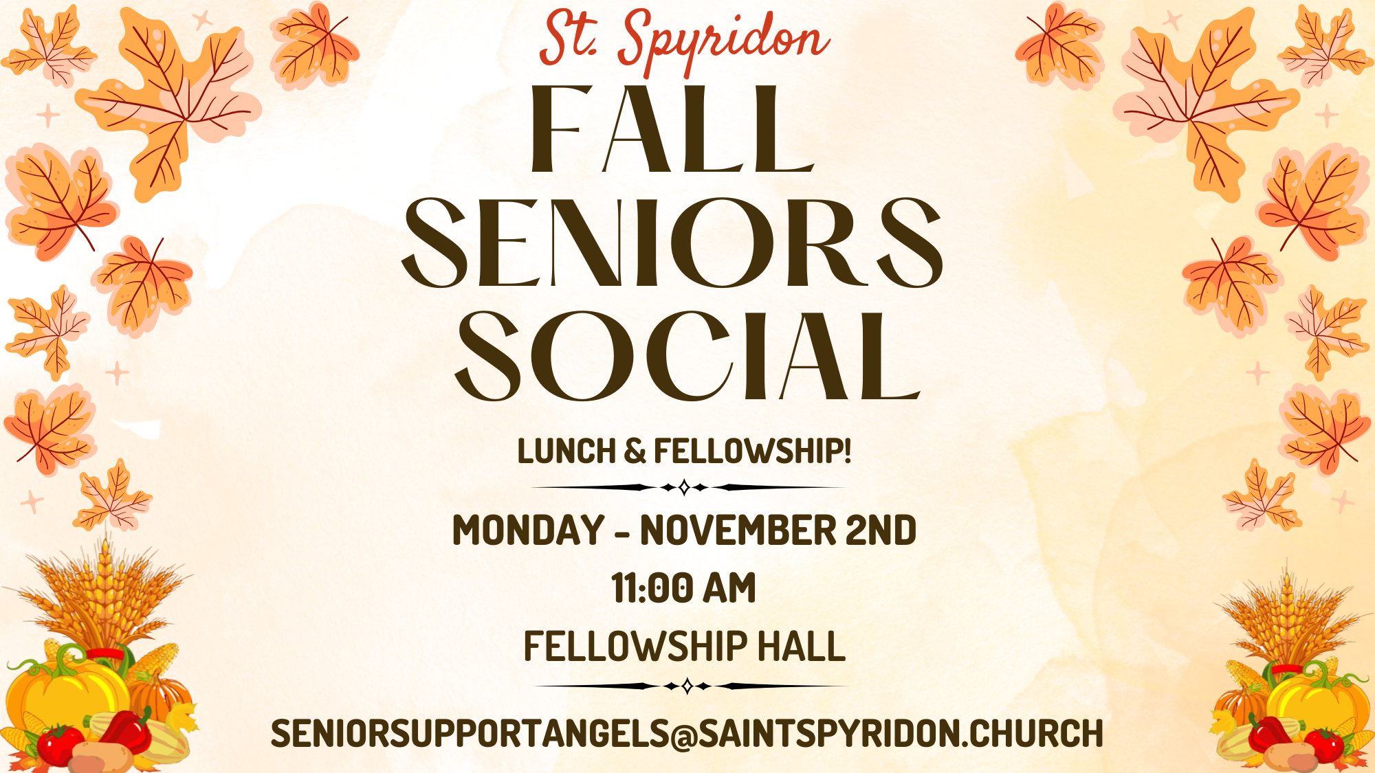 Senior Fall Social