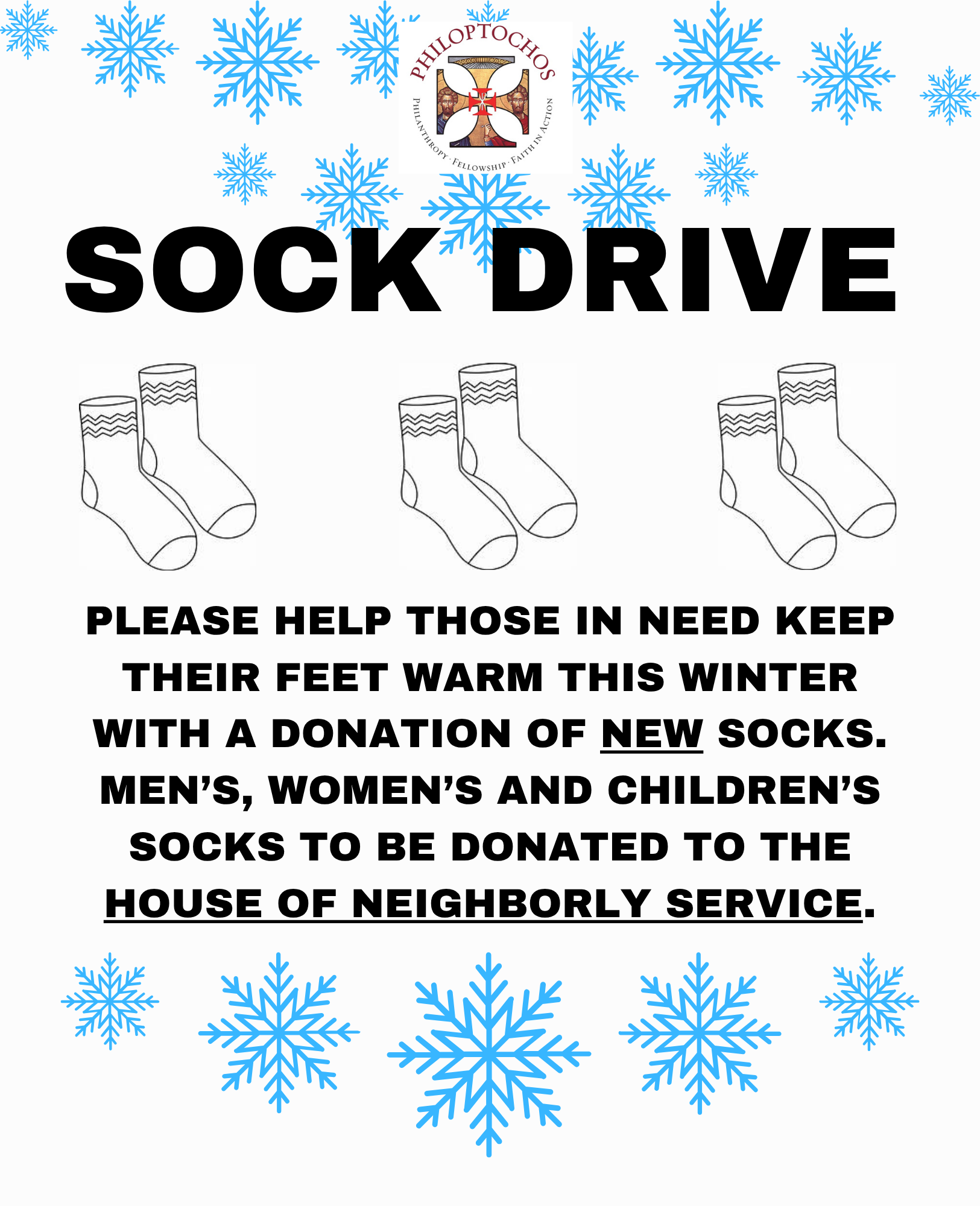 December Service Project — Saint Spyridon Orthodox Church