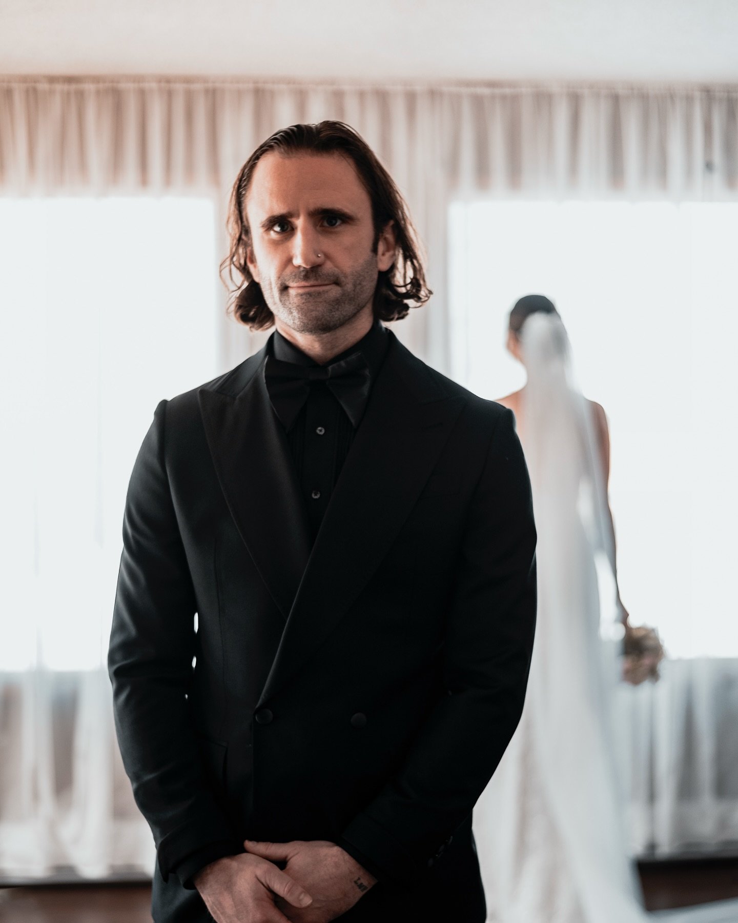 Come on down to the Glenmore convention center on Sunday from 11-4 and say hi at the @brides2bcalgary expo.  If you know anyone getting married tag them here! ☺️
.
Bridal Model:  @nikkiilivia 
Groom Model:  @matthewivaneaton 
Designer:  @catalinadela