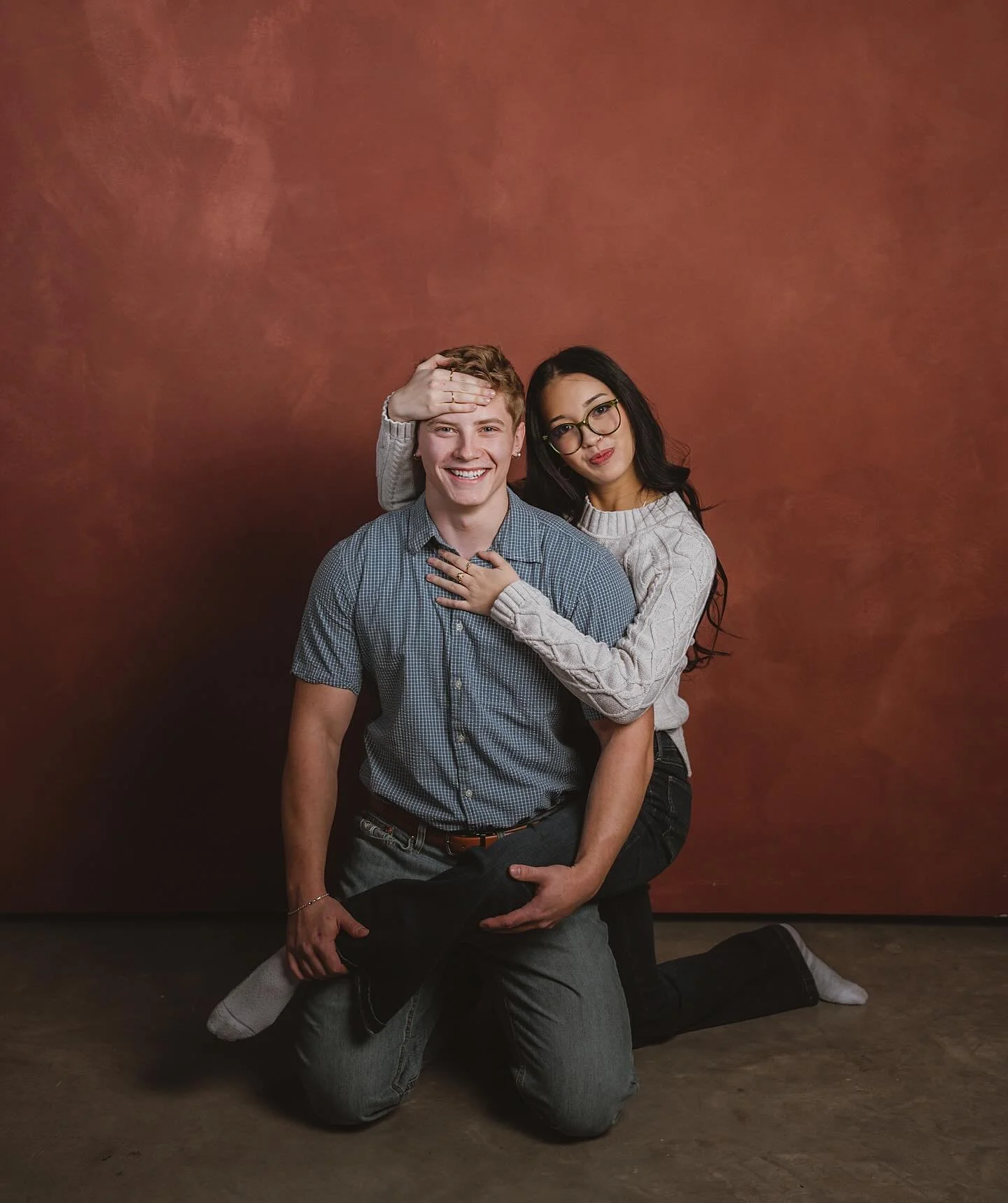 Not the stiff JCPenney poses 😆
Just you two, laughing, being weird, and actually enjoying the moment.

#coupleshoot #yycphotographer #calgaryphotographer #couplegoals #modernlove